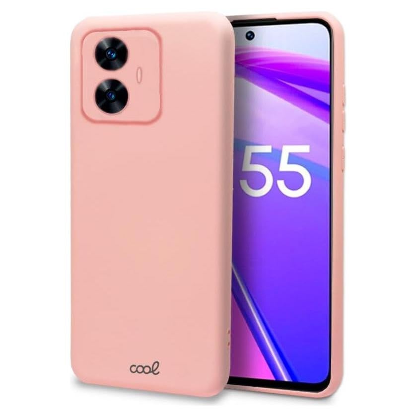 Funda de Silicona Cool para Realme C55 Rosa - Protección Total