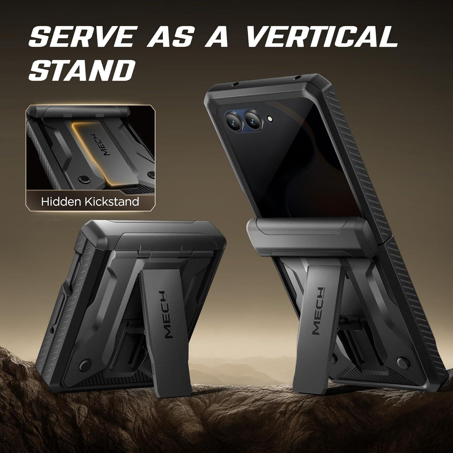 Funda TONGATE para Motorola Razr 2025/2024 con Protector Privado