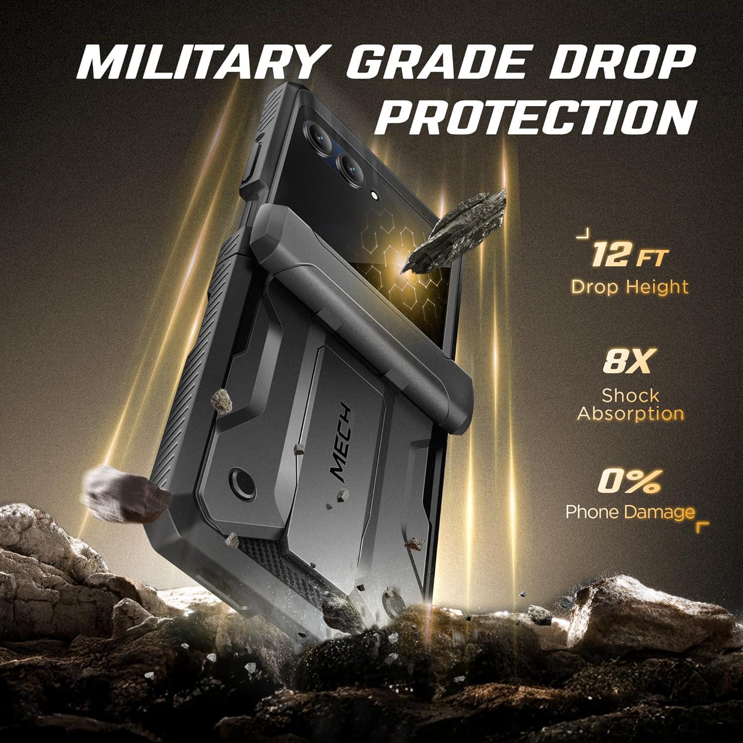 Funda TONGATE para Motorola Razr 2025/2024 con Protector Privado