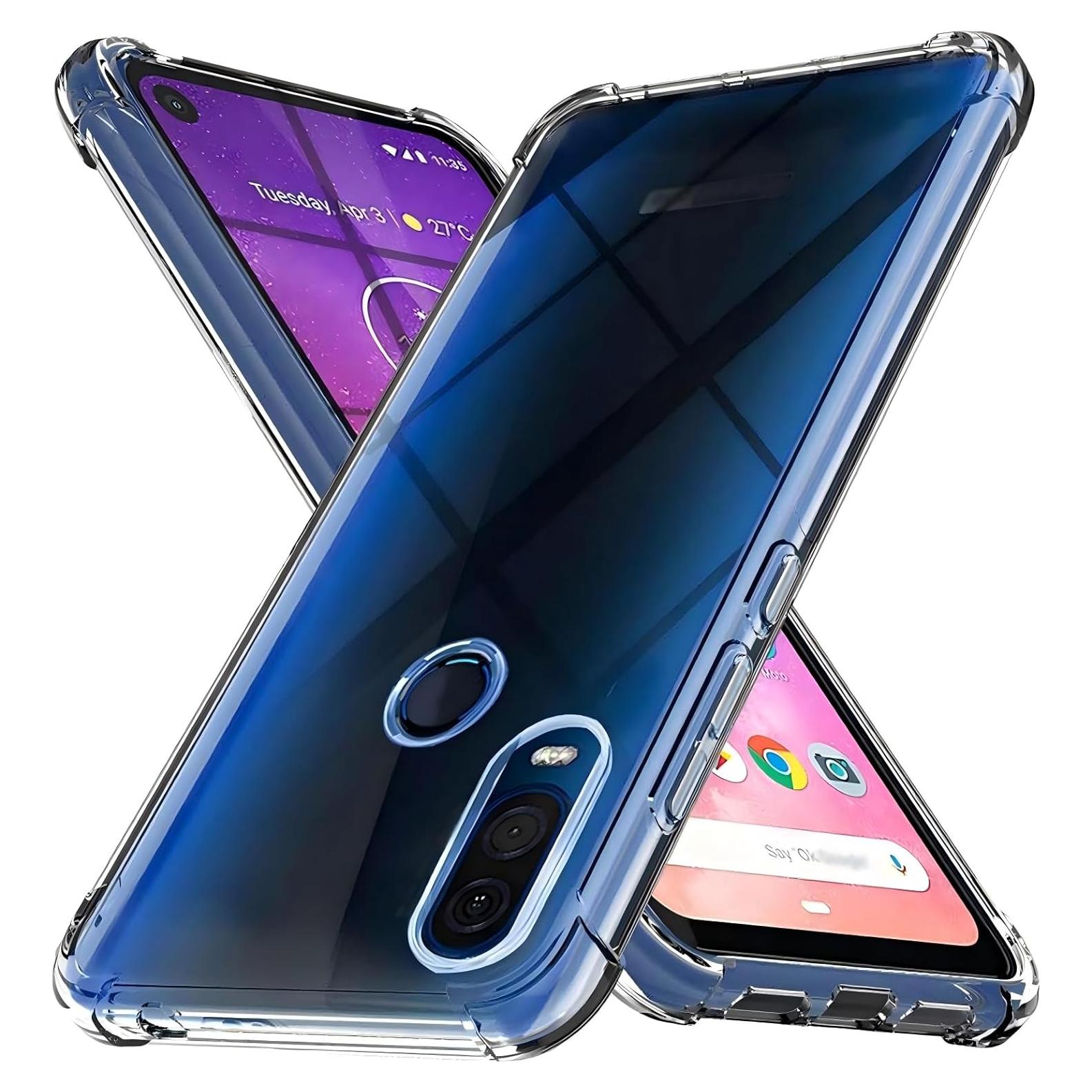 Funda Protectora TPU USTIYA para Motorola One Vision Transparente
