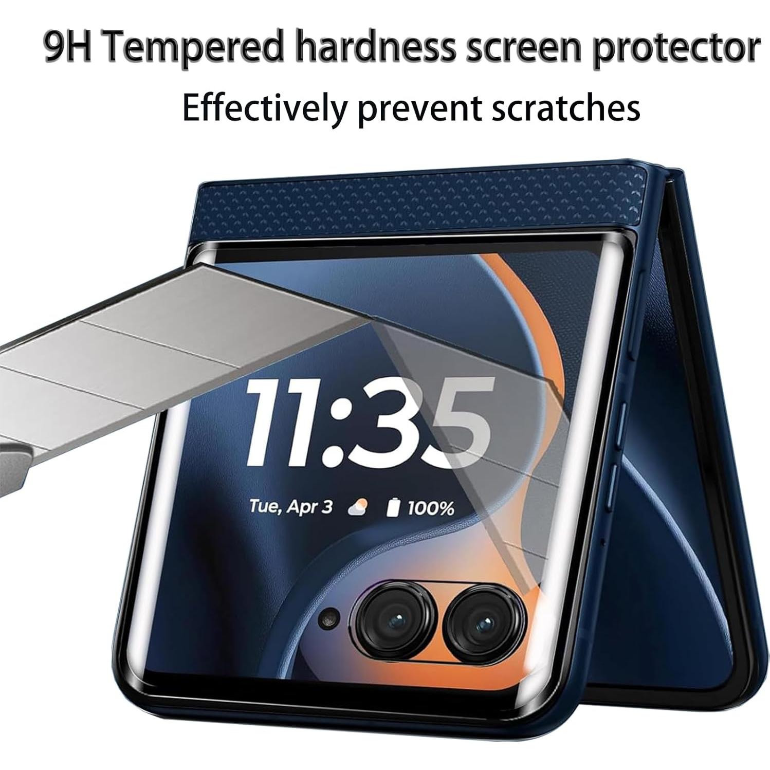 Funda Protectora Transparente QXC YABUDA para Motorola Razr 2025/2024