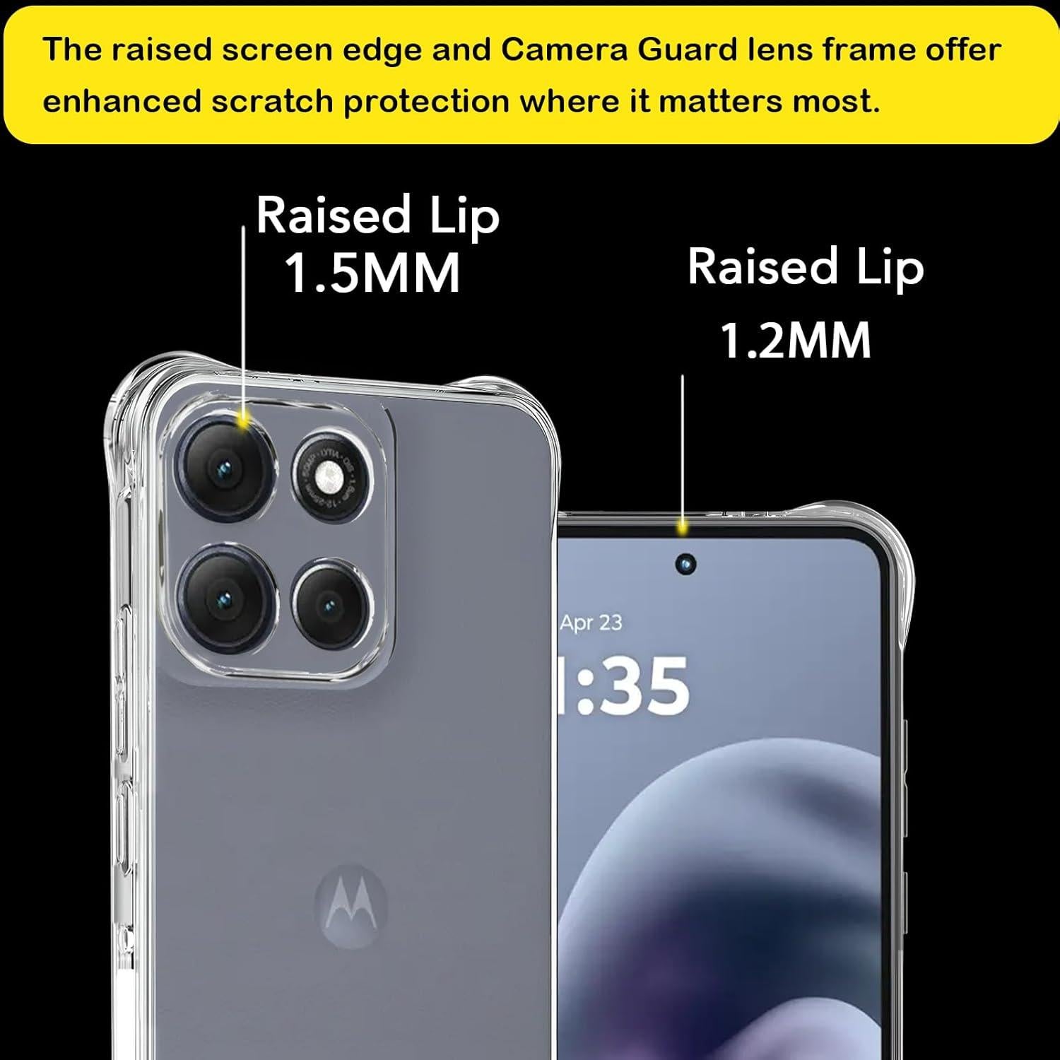 Funda TPU Transparente USTIYA para Motorola Moto G86 Power 5G