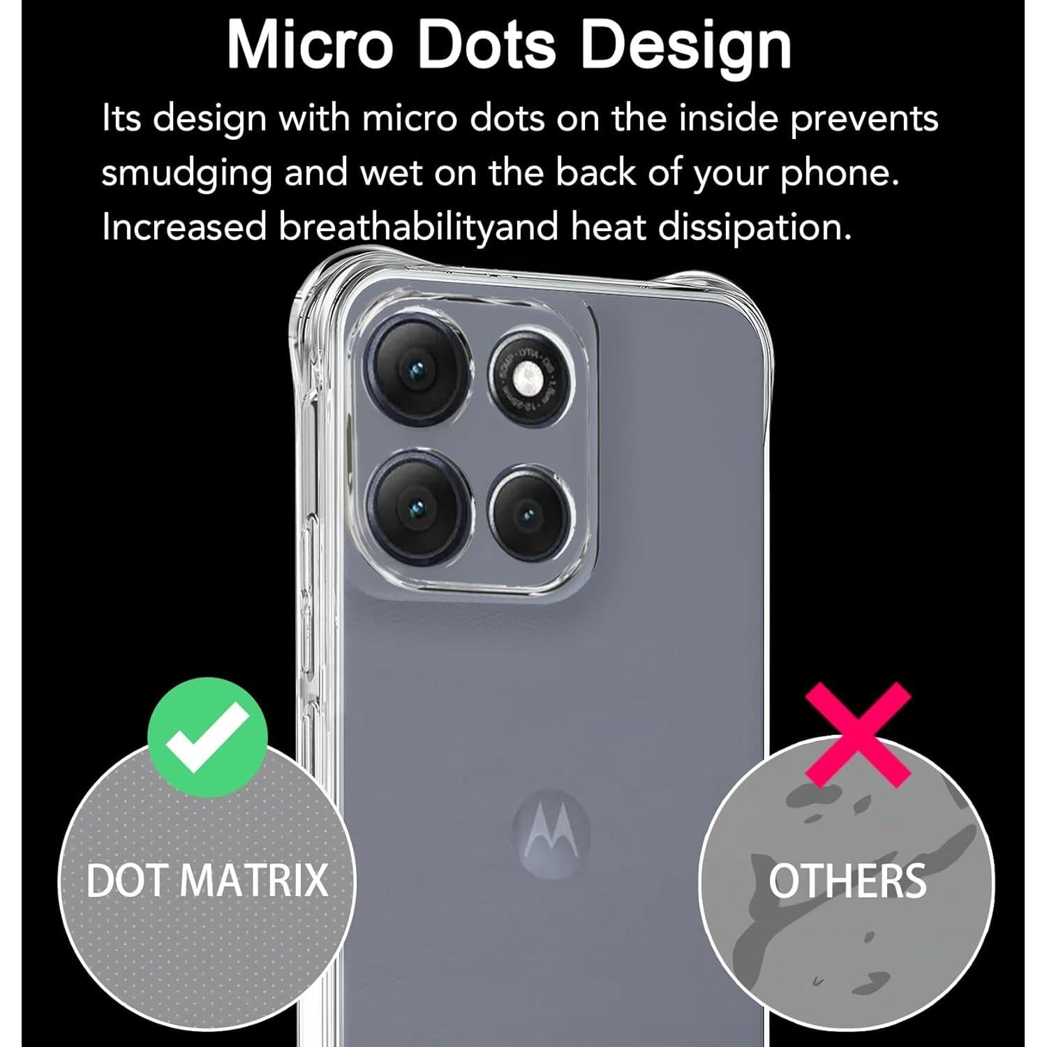 Funda TPU Transparente USTIYA para Motorola Moto G86 Power 5G