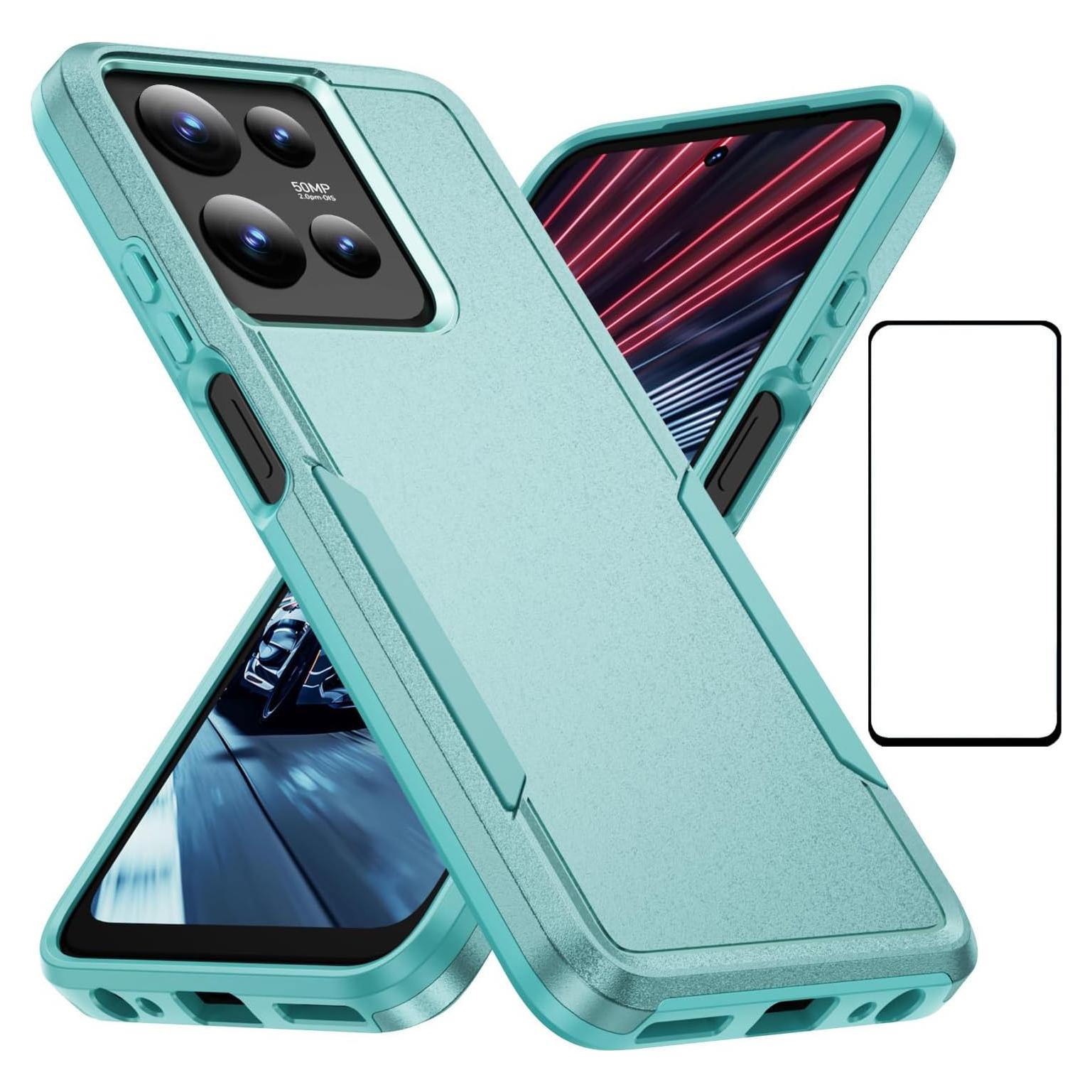 Funda Motorola Moto G 5G 2025 Verde con Protector de Pantalla