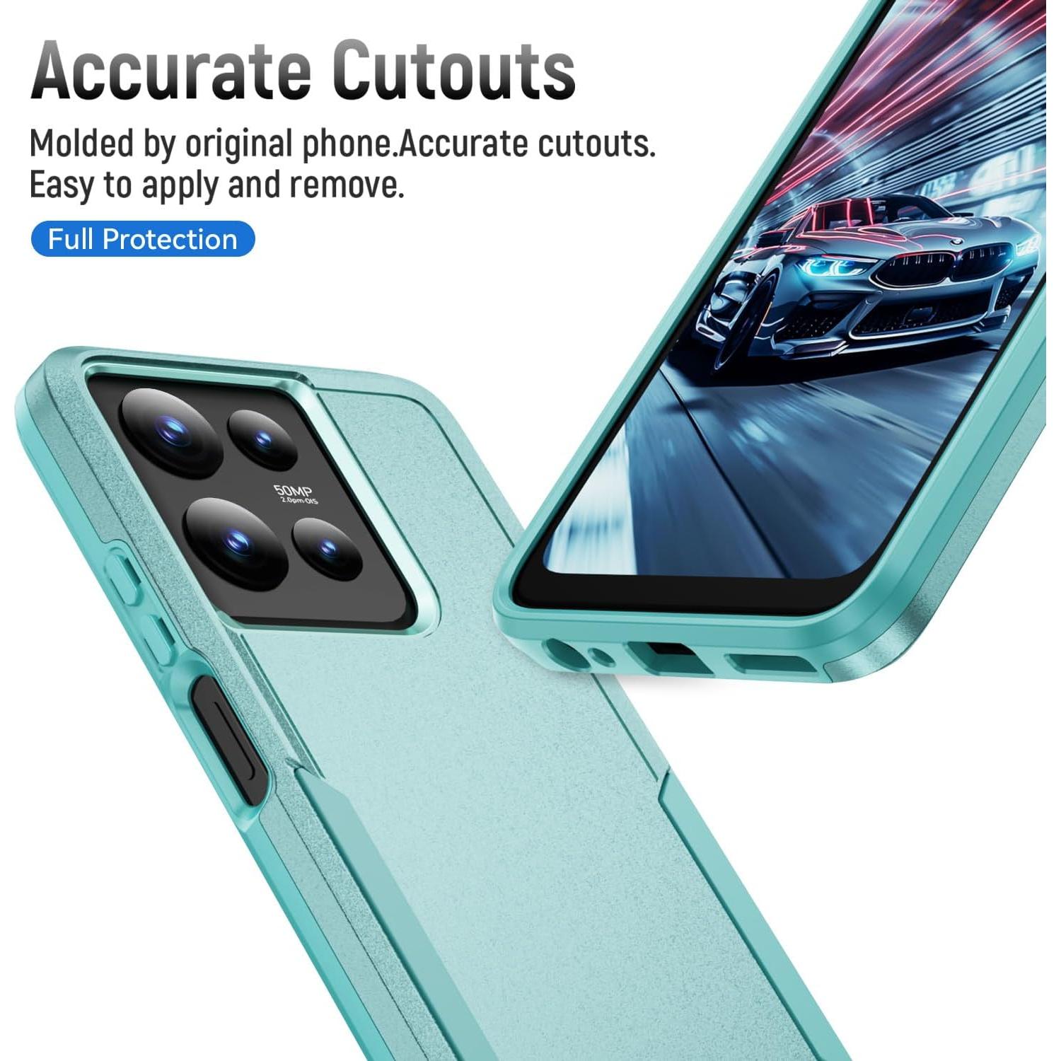 Funda Motorola Moto G 5G 2025 Verde con Protector de Pantalla