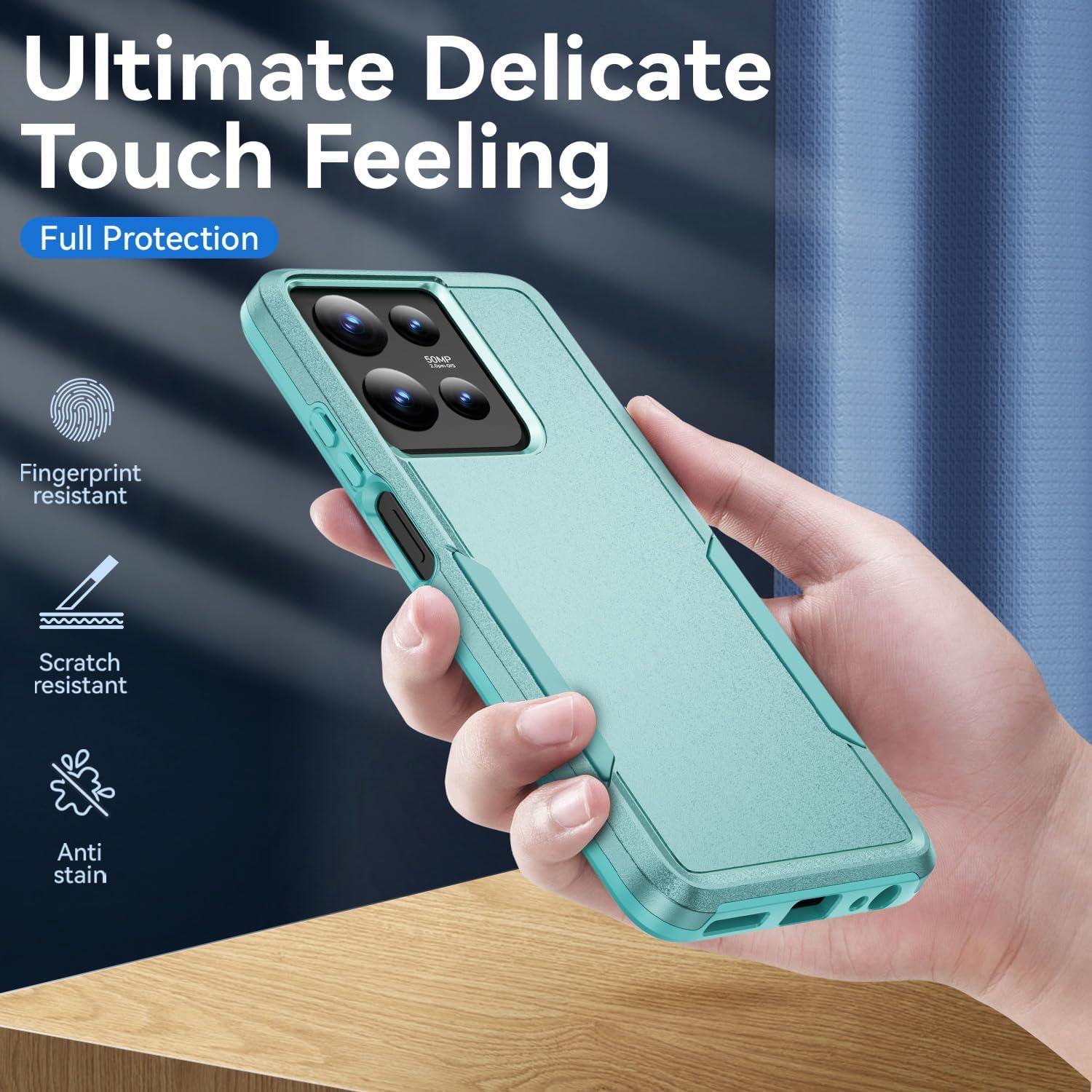 Funda Motorola Moto G 5G 2025 Verde con Protector de Pantalla