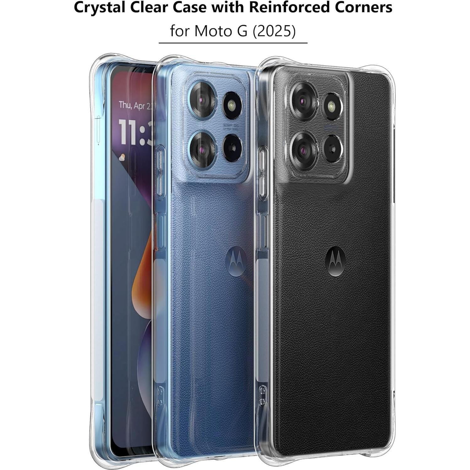 Funda Transparente para Motorola Moto G 2025 + Protector 9H