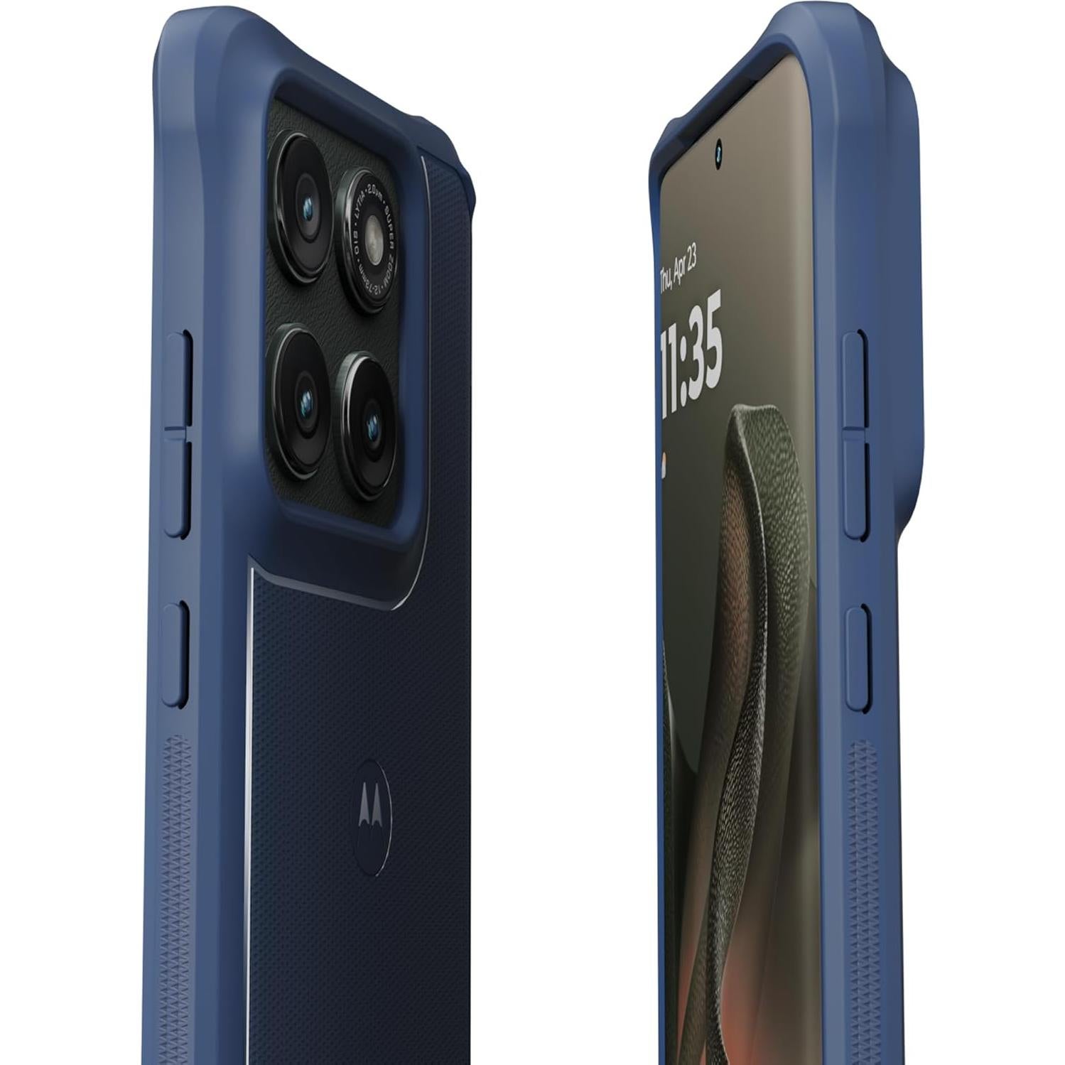 Funda Protectora Motorola Edge 2025 Azul Crepúsculo - Ajuste Preciso