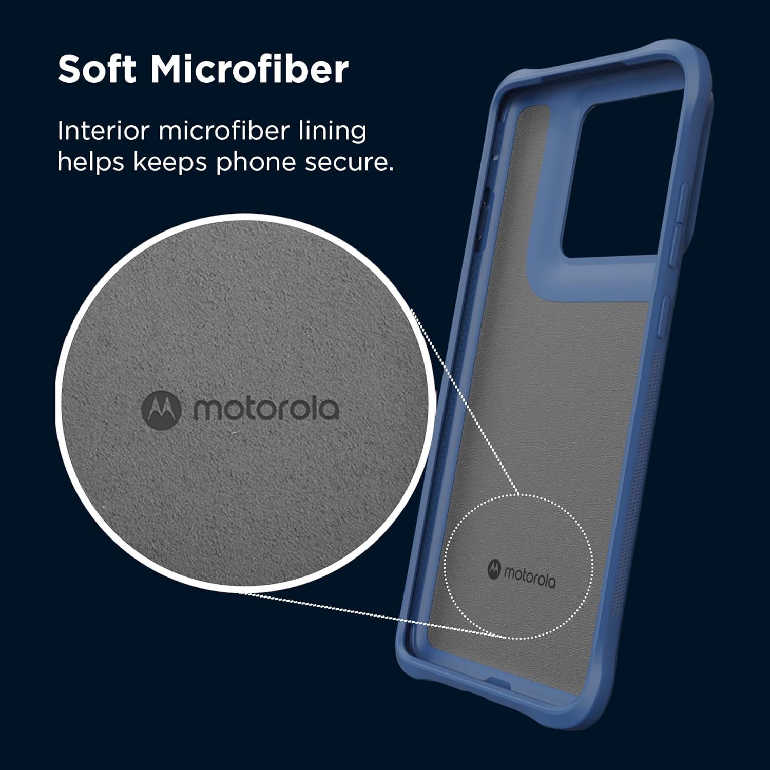 Funda Protectora Motorola Edge 2025 Azul Crepúsculo - Ajuste Preciso