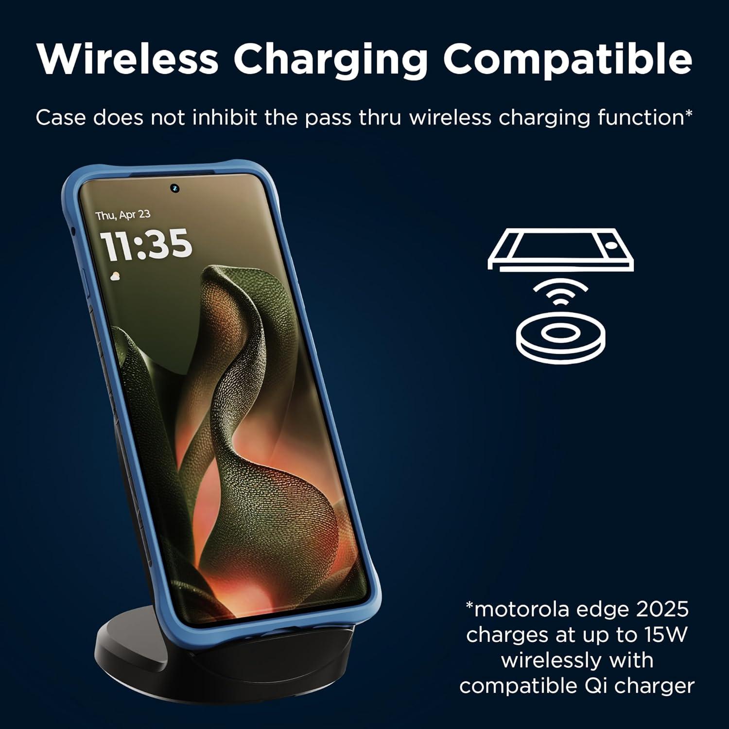 Funda Protectora Motorola Edge 2025 Azul Crepúsculo - Ajuste Preciso