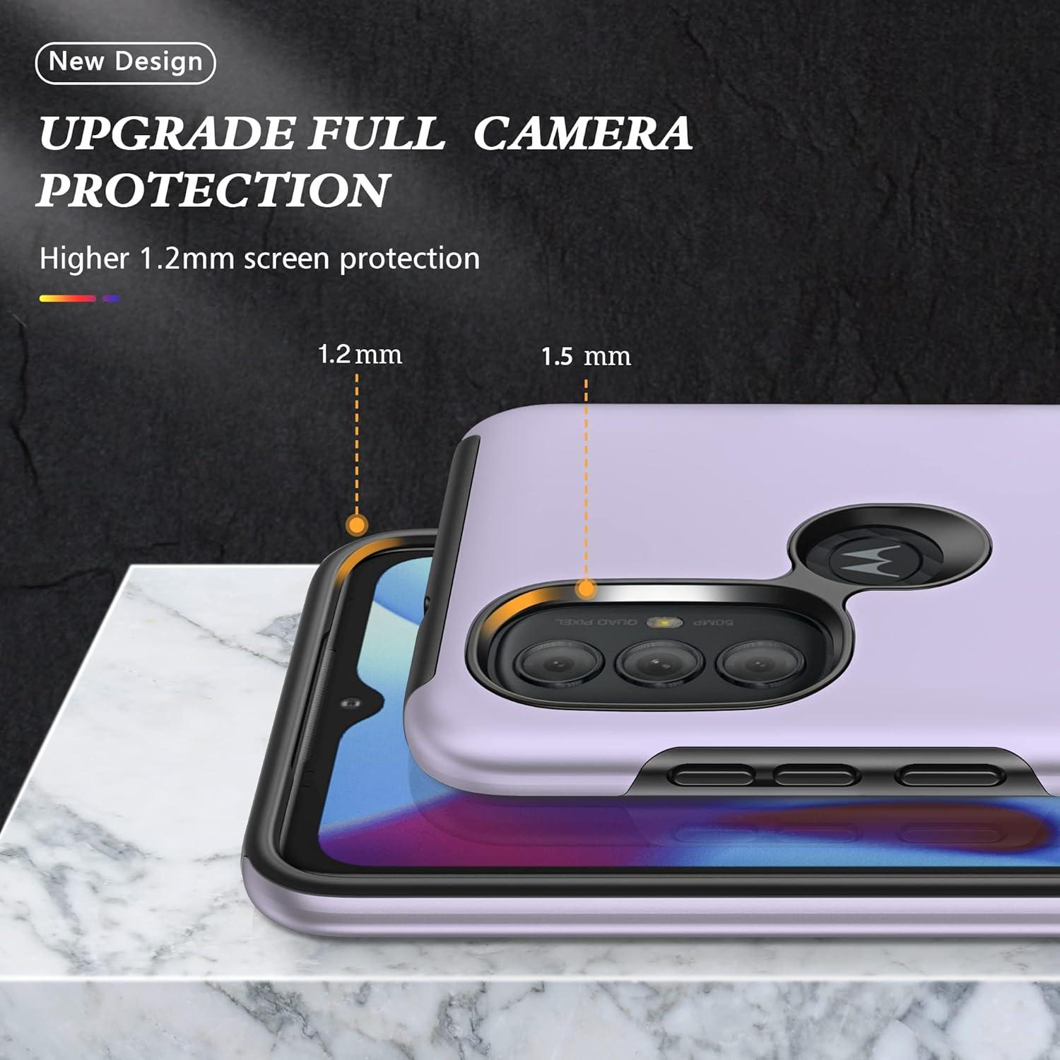 Funda Slim AKINIK para Moto G Power 2022 y G Pure con Soporte