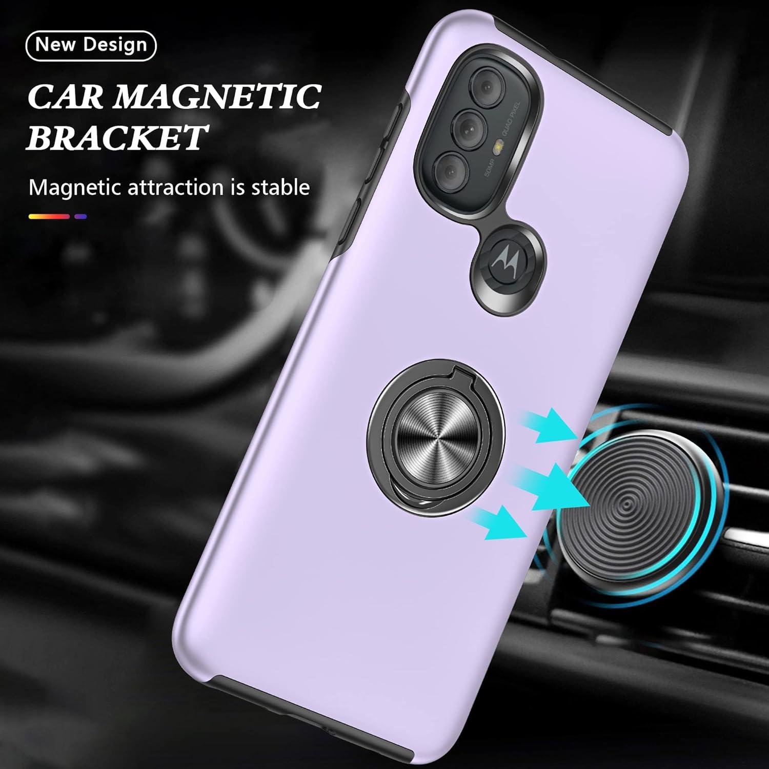 Funda Slim AKINIK para Moto G Power 2022 y G Pure con Soporte