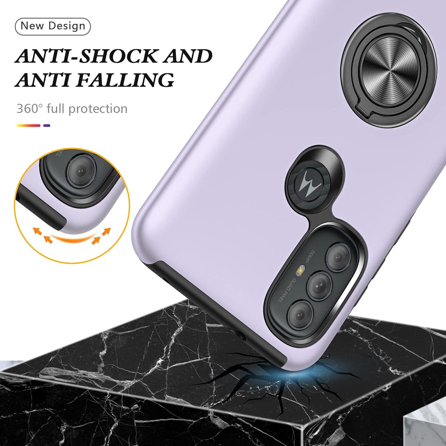 Funda Slim AKINIK para Moto G Power 2022 y G Pure con Soporte