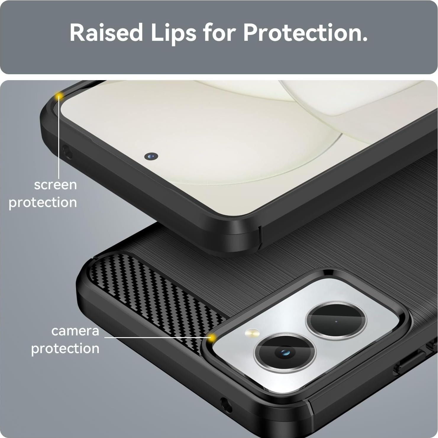 Funda TPU Osophter para Moto G Power 5G 2024 + 2 Protectores