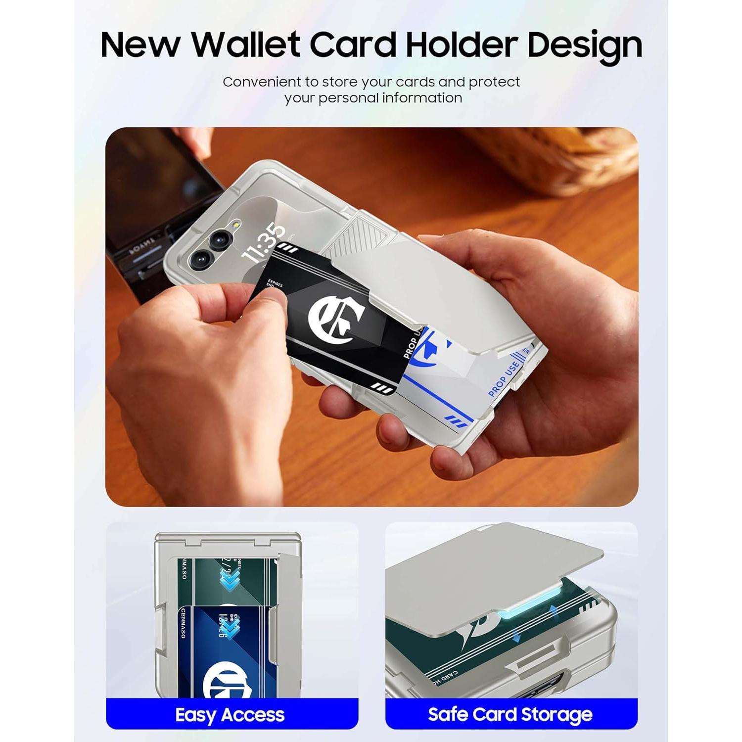 Funda CENMASO para Motorola Razr 2025/2024 - Titanio Natural