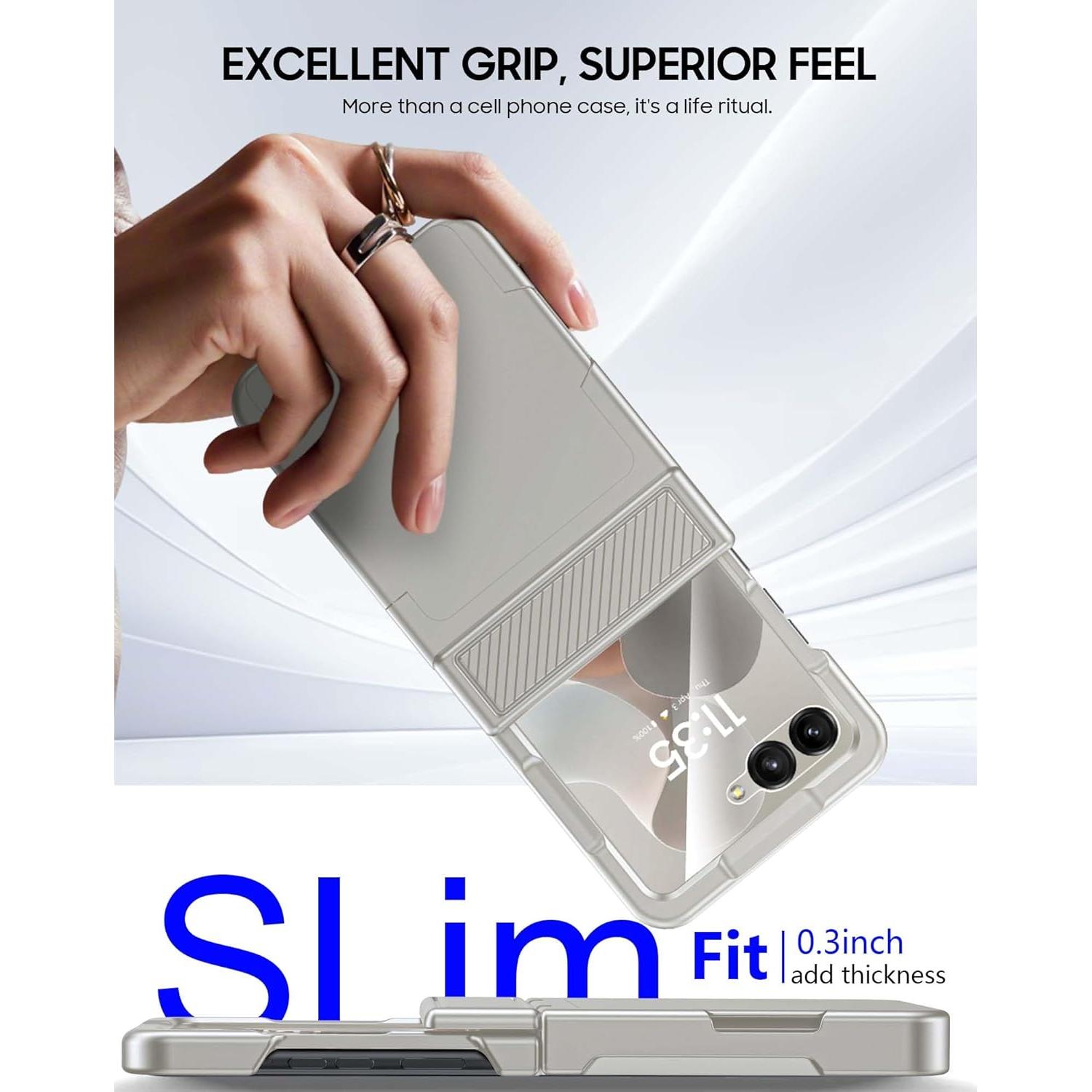 Funda CENMASO para Motorola Razr 2025/2024 - Titanio Natural