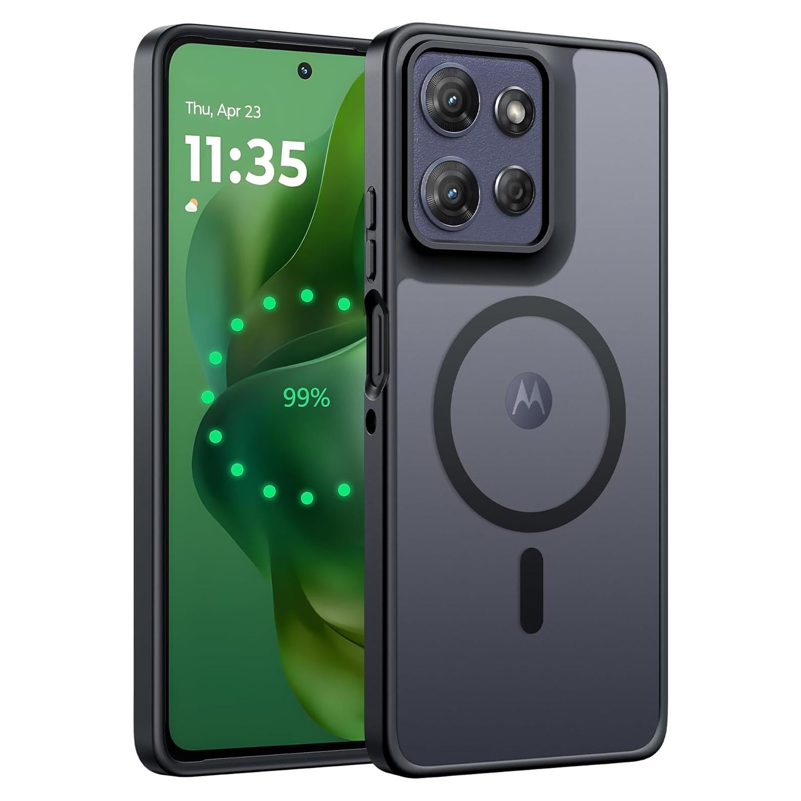 Funda FNTCASE para Motorola Moto G Power 5G 2025 - Mate Magnético