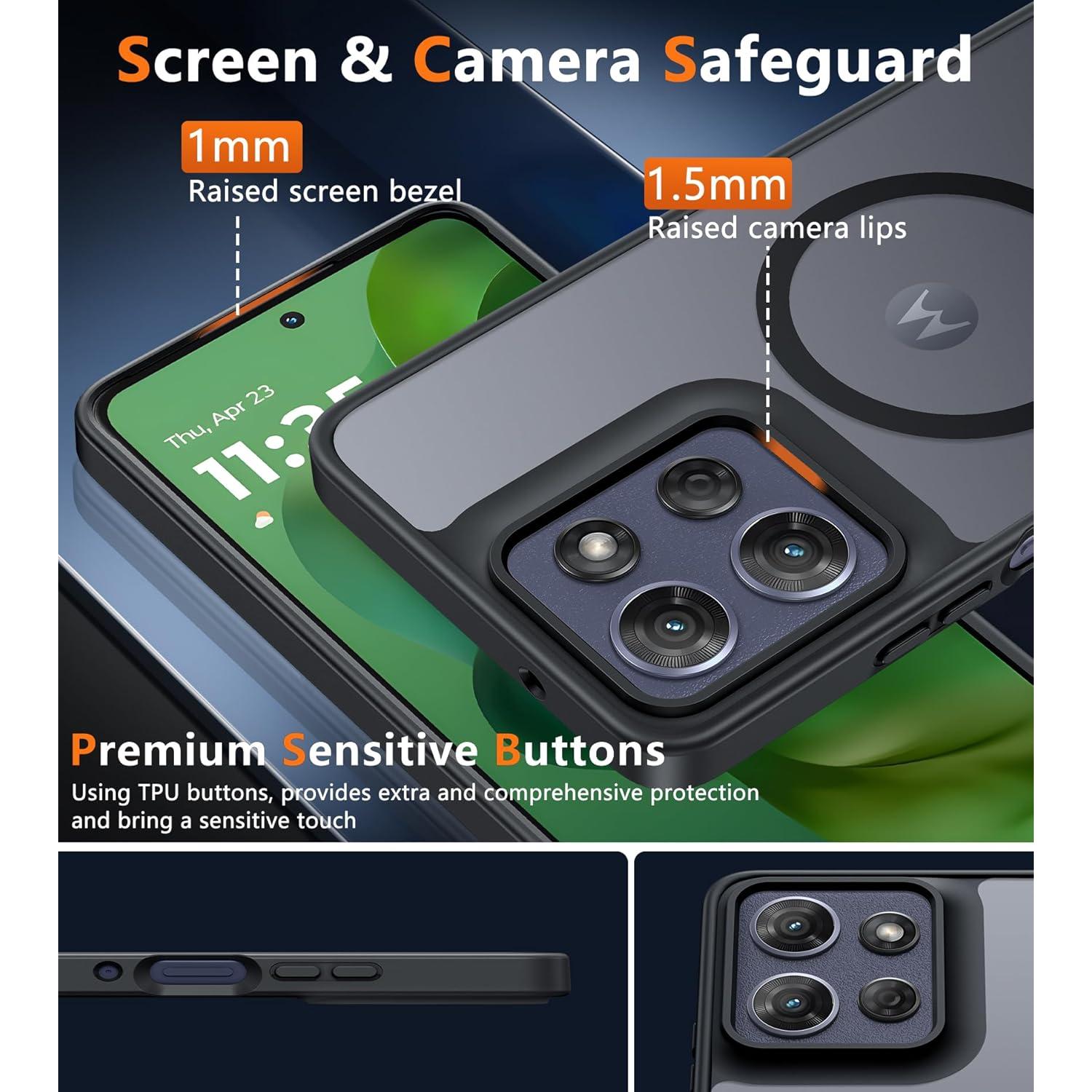 Funda FNTCASE para Motorola Moto G Power 5G 2025 - Mate Magnético