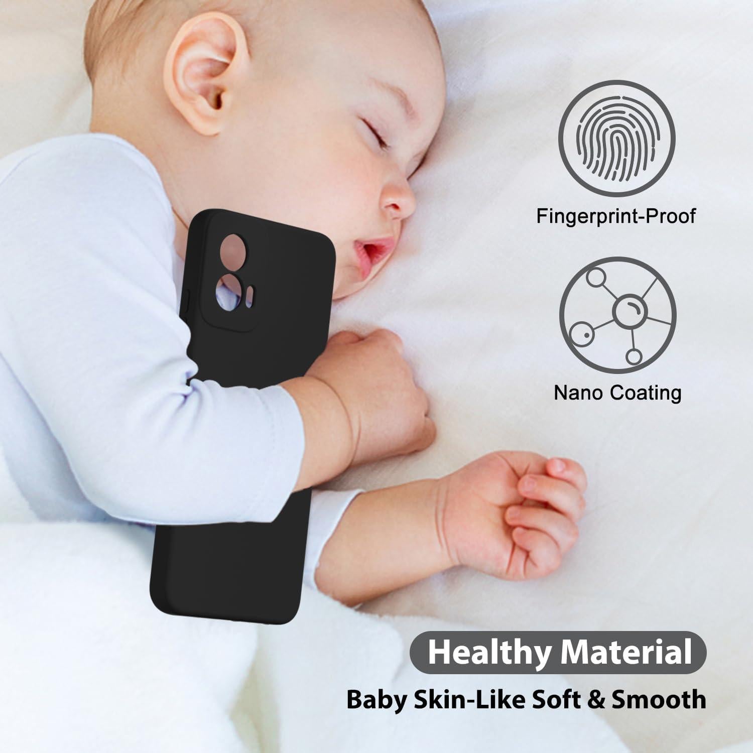 Funda de Silicona para Motorola Moto G Power 5G 2024 - Oakxco