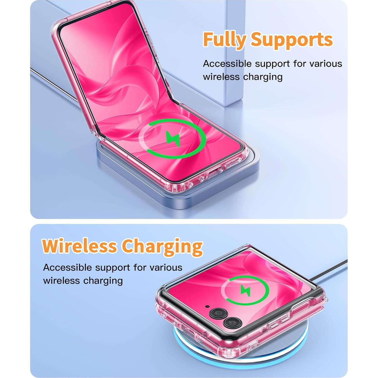 Funda Transparente Magnética FNTCASE para Moto Razr Plus 2025/2024