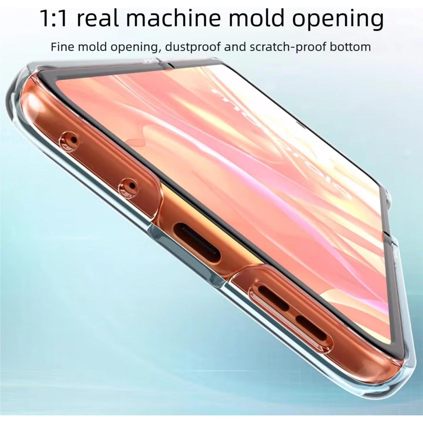 Funda Transparente Motorola Razr+ 2025 Bumper Dura 32g