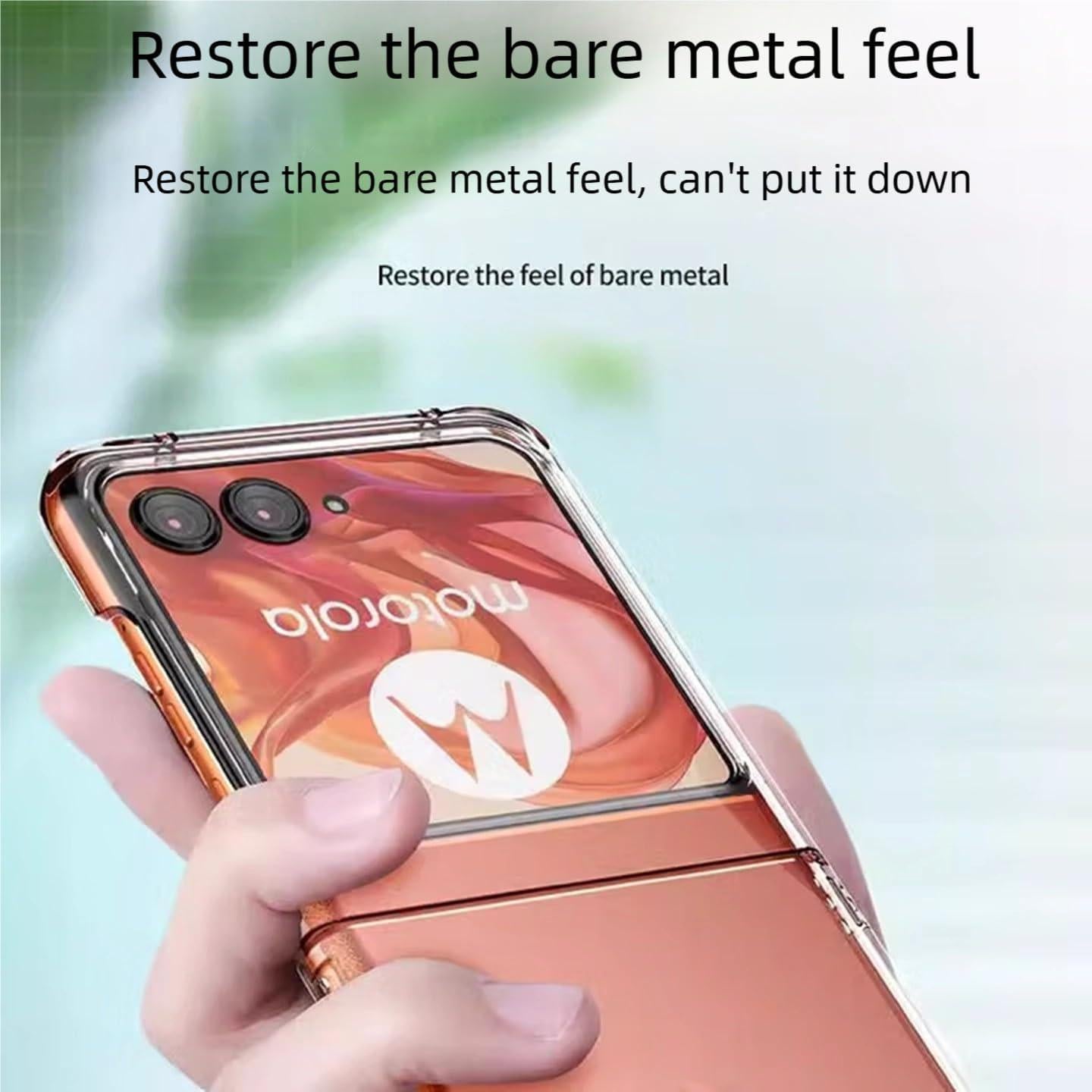 Funda Transparente Motorola Razr+ 2025 Bumper Dura 32g