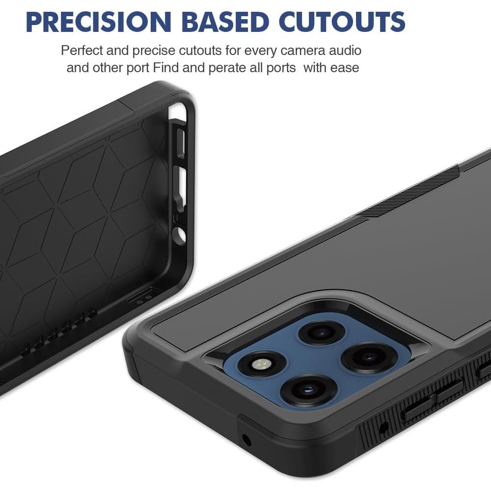 Funda protectora híbrida para Moto G Stylus 5G 2025 - Negro