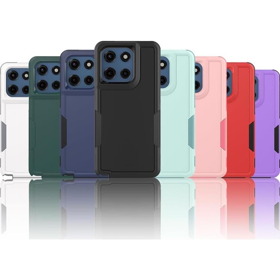 Funda protectora híbrida para Moto G Stylus 5G 2025 - Negro