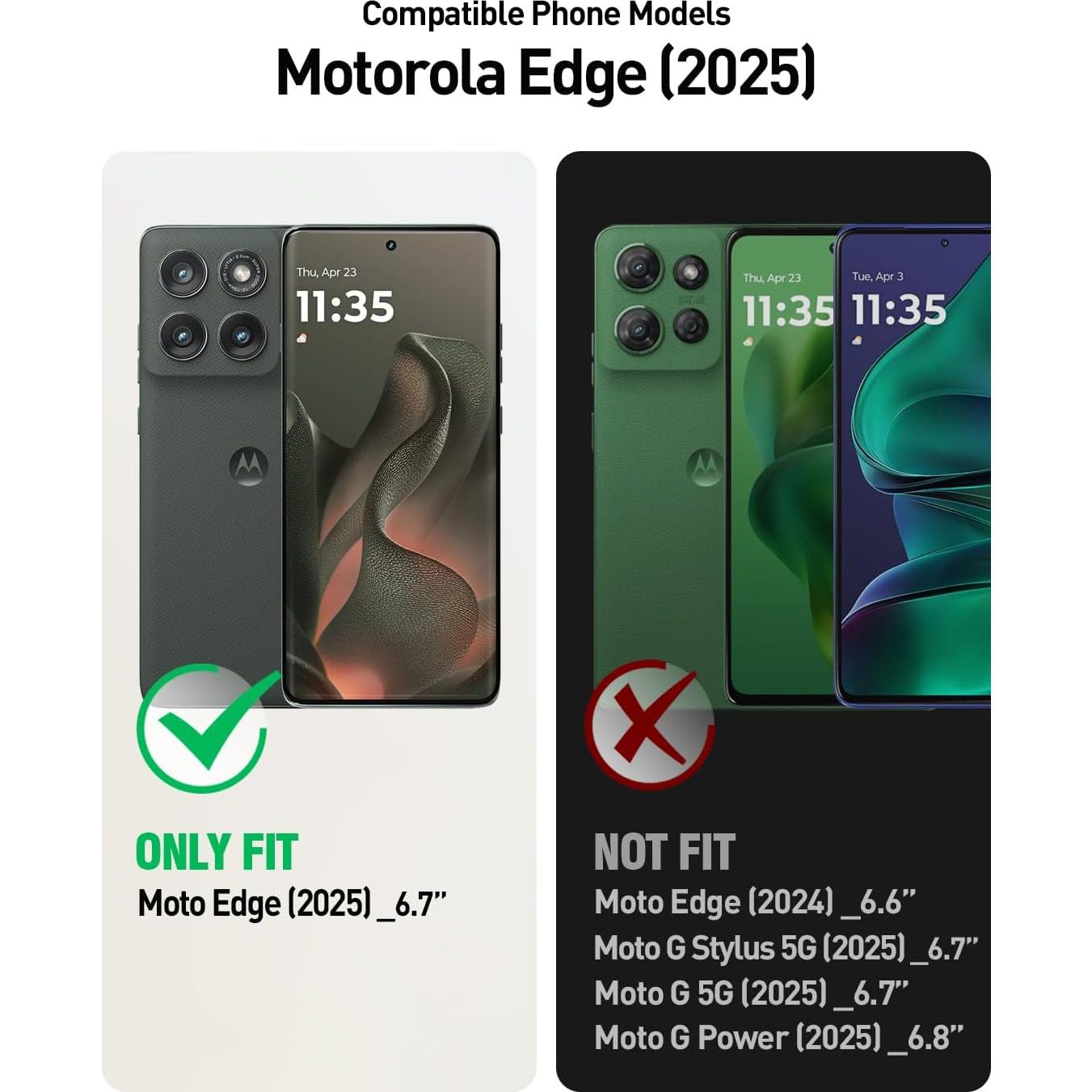 Funda Poetic Guardian para Motorola Moto Edge 2025 Azul