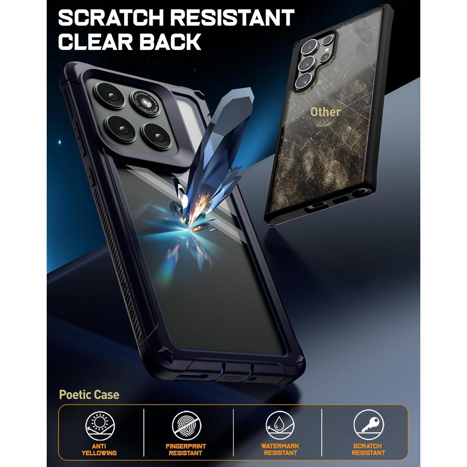 Funda Poetic Guardian para Motorola Moto Edge 2025 Azul