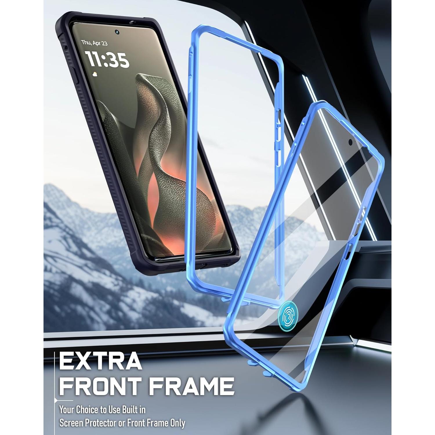 Funda Poetic Guardian para Motorola Moto Edge 2025 Azul