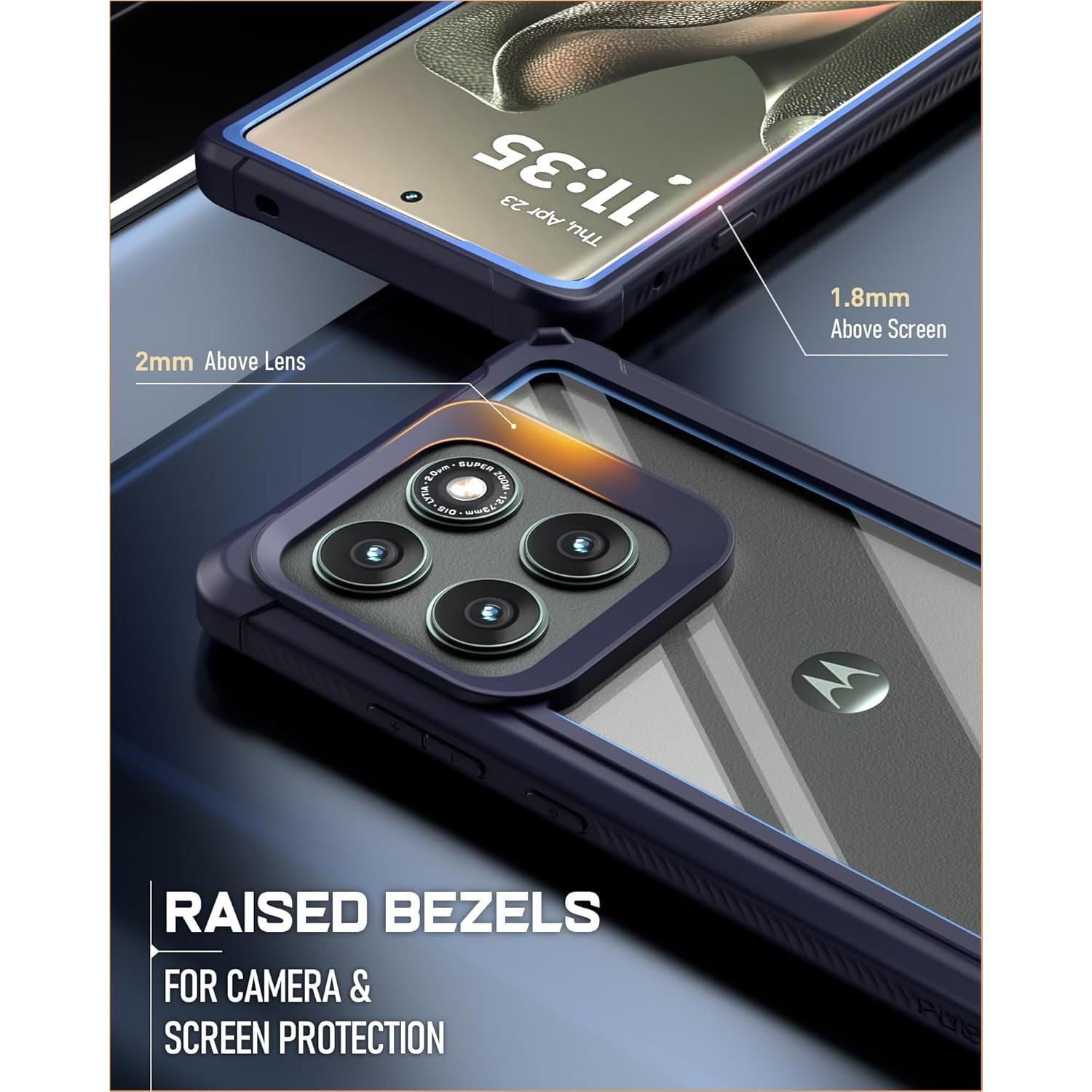 Funda Poetic Guardian para Motorola Moto Edge 2025 Azul