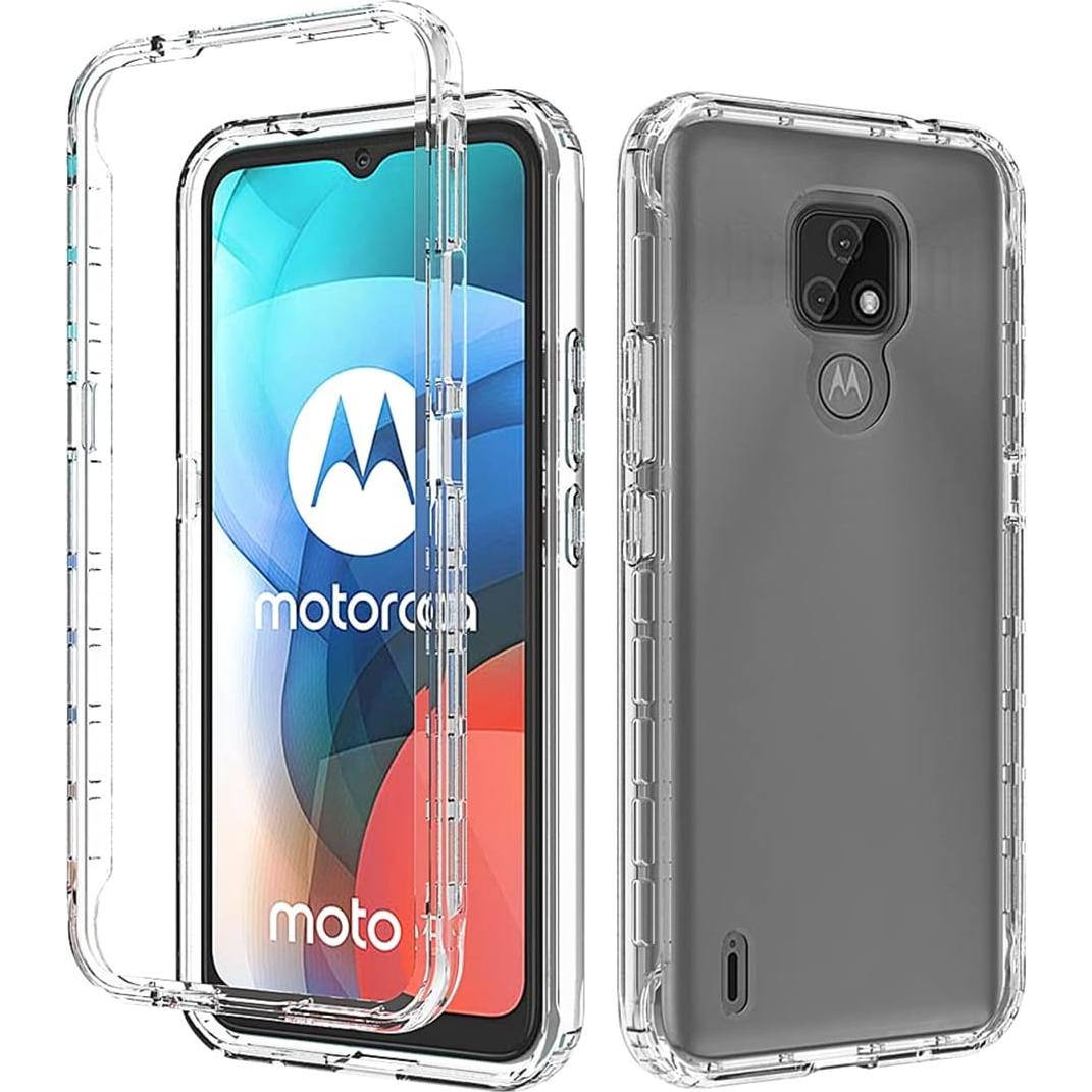 Funda Protectora Motorola Moto E7 con Protector de Pantalla