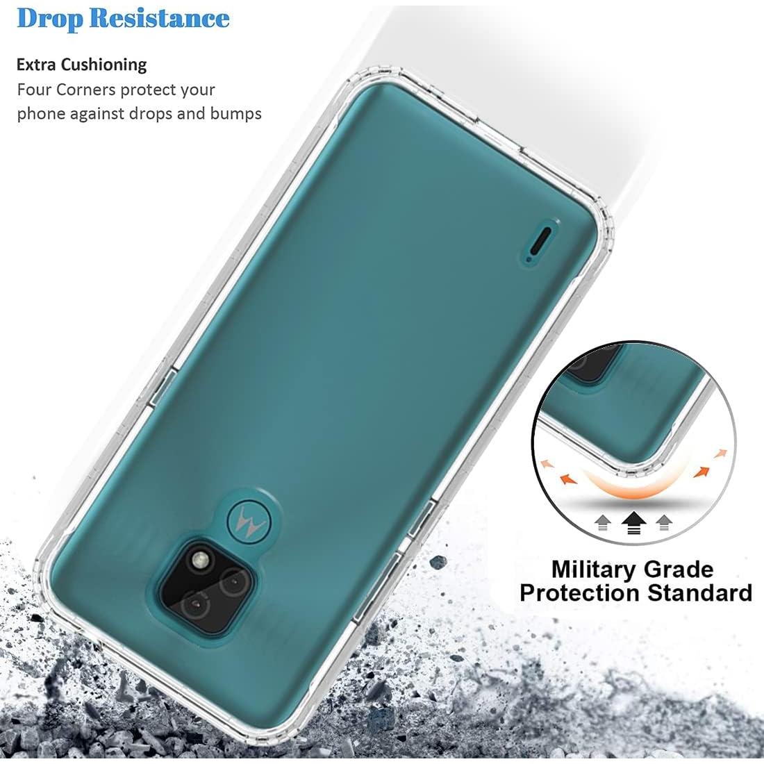 Funda Protectora Motorola Moto E7 con Protector de Pantalla