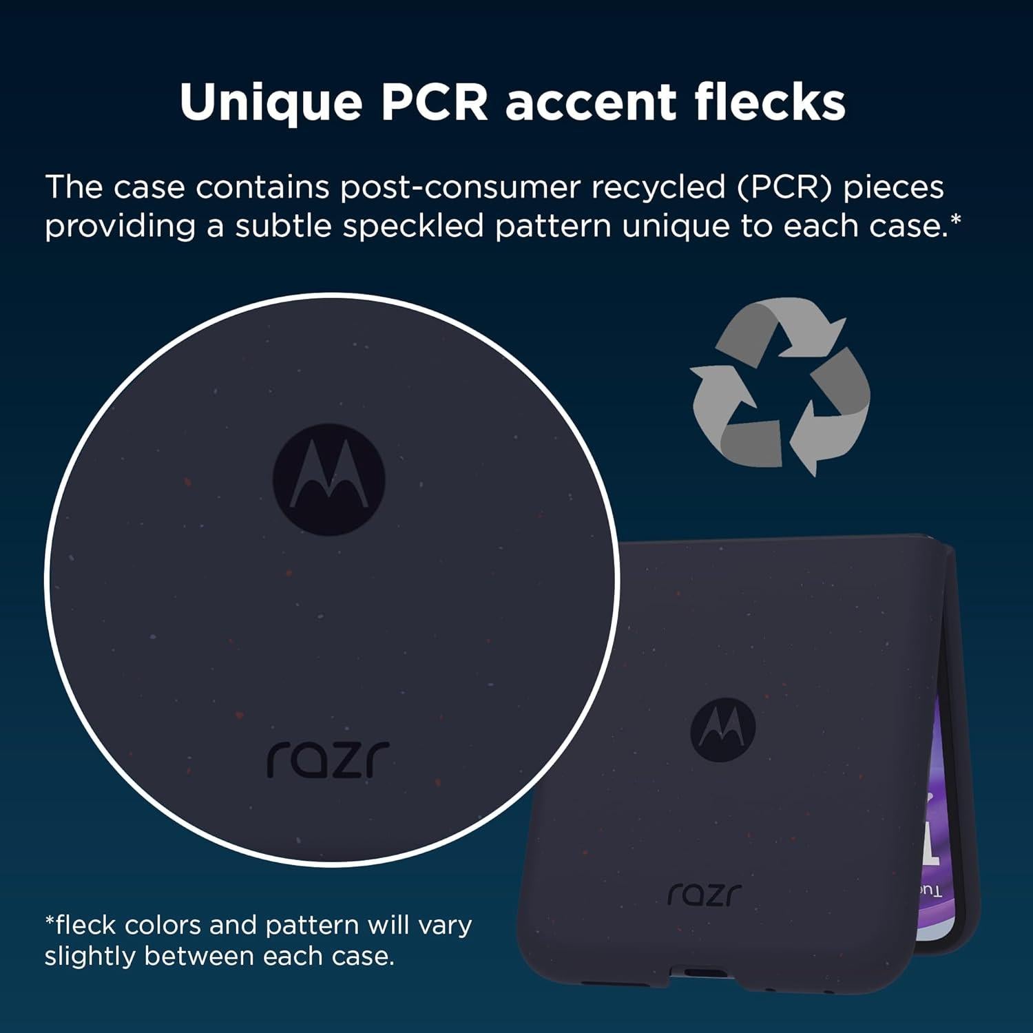 Funda Protectora Motorola Razr+ 2024/2025 Azul Medianoche