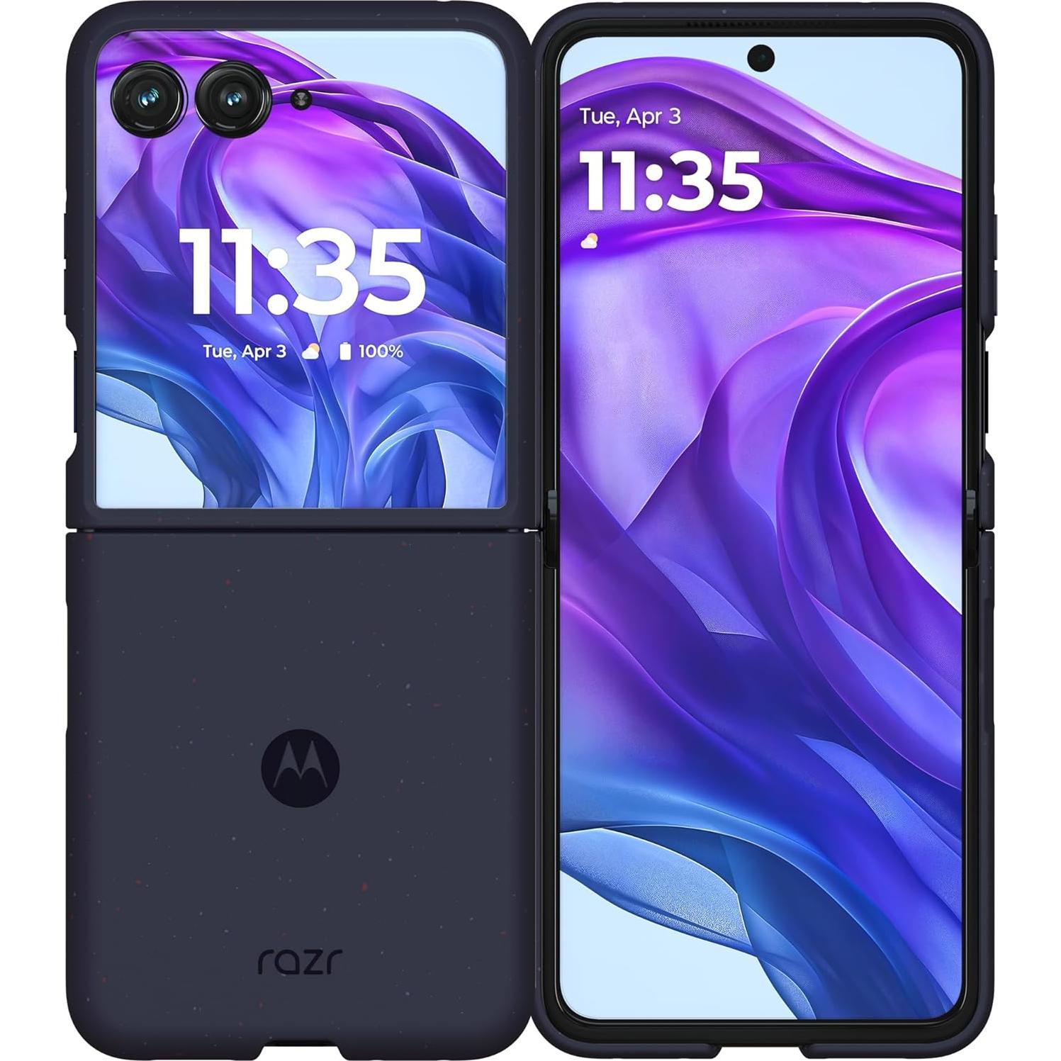 Funda Protectora Motorola Razr+ 2024/2025 Azul Medianoche