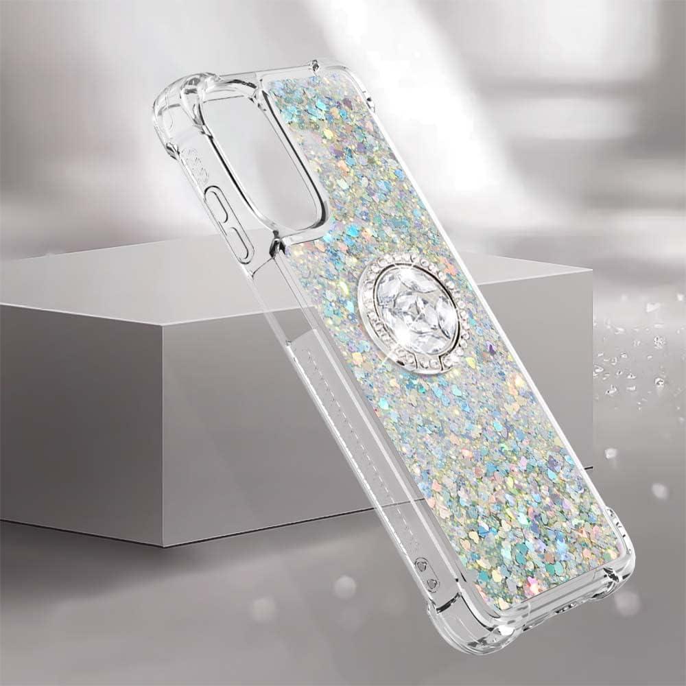 Funda Brillante TPU para Motorola Moto G 5G 2022 Plata