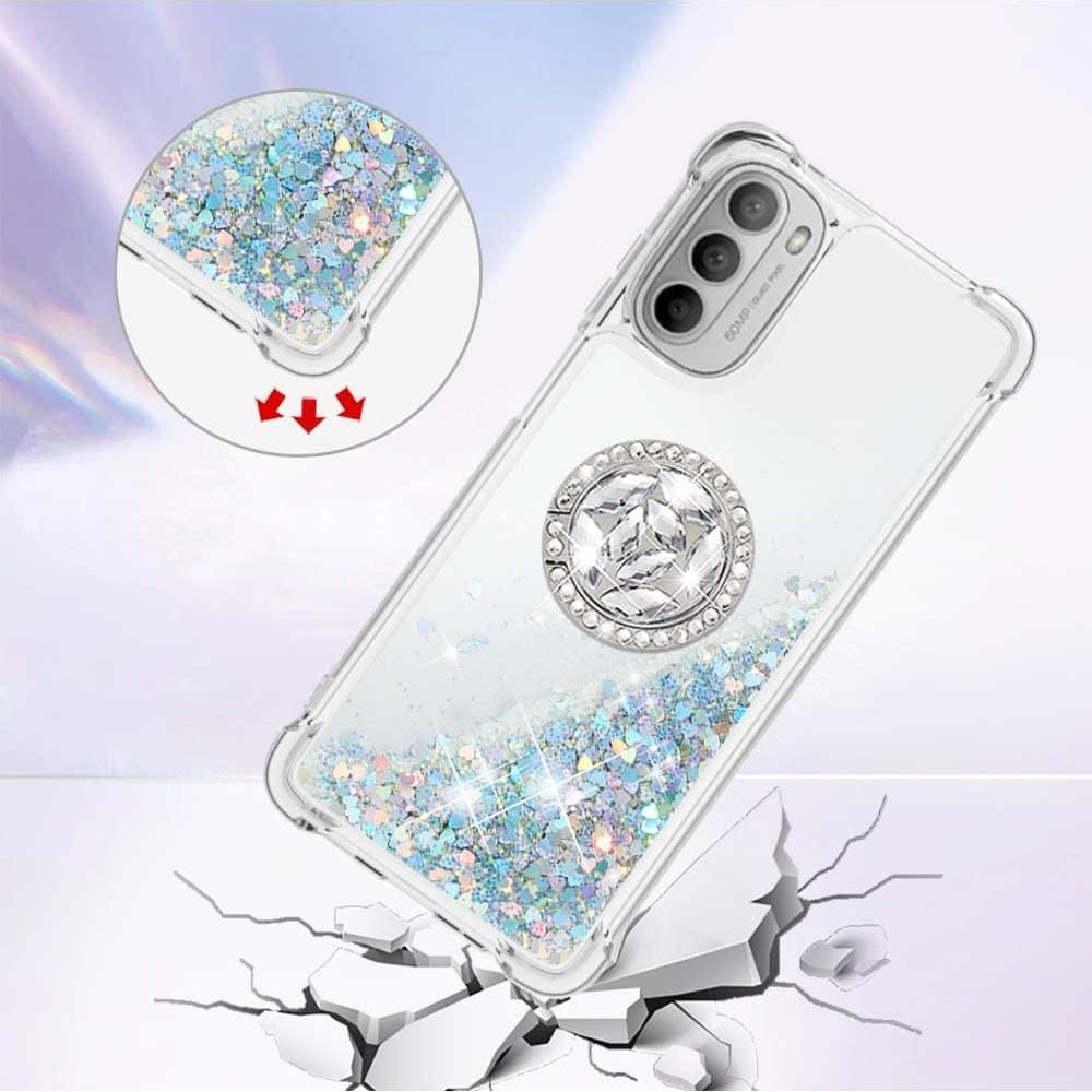 Funda Brillante TPU para Motorola Moto G 5G 2022 Plata