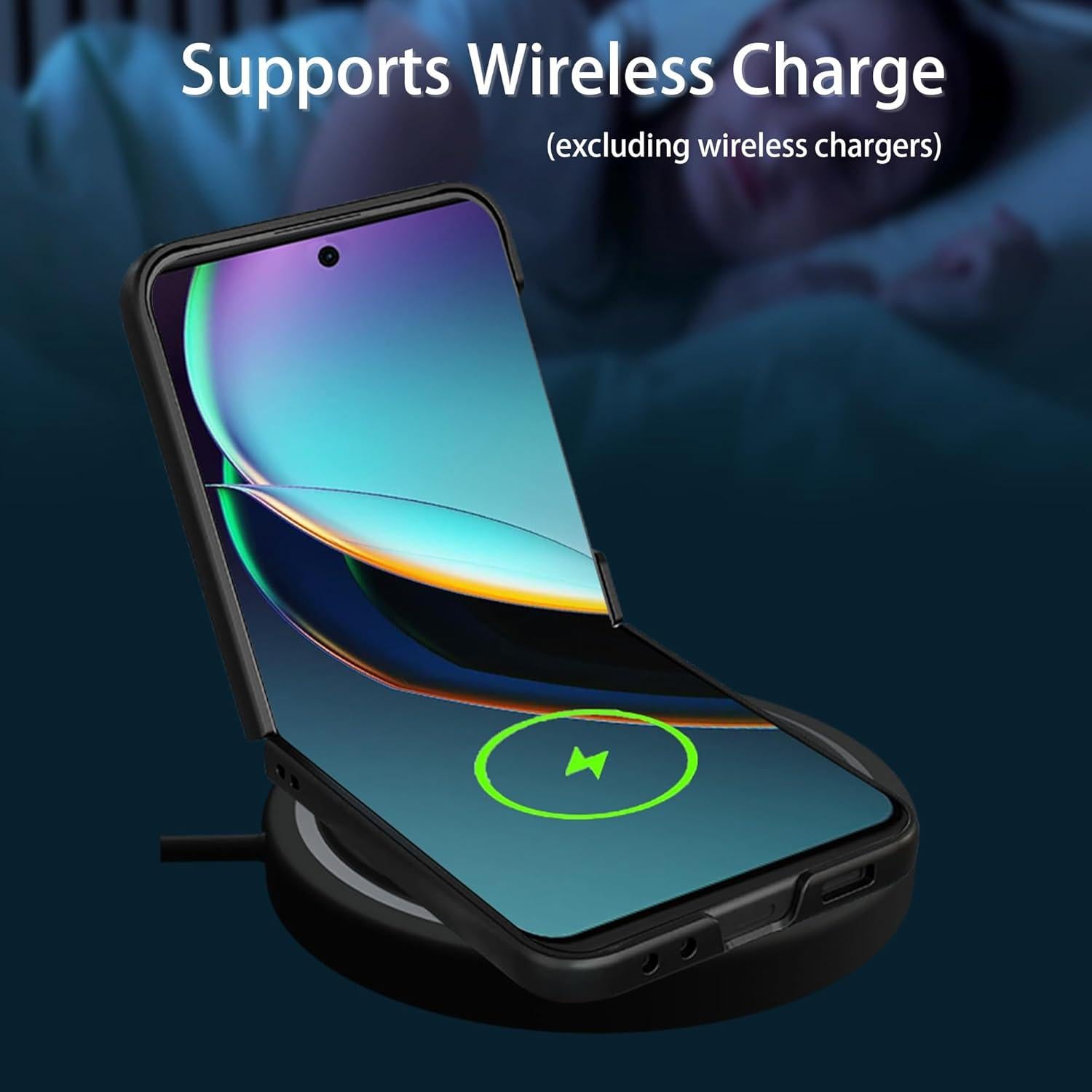 Funda Dura para Moto Razr 2024 - Camuflaje Bosque, Ultra Delgado