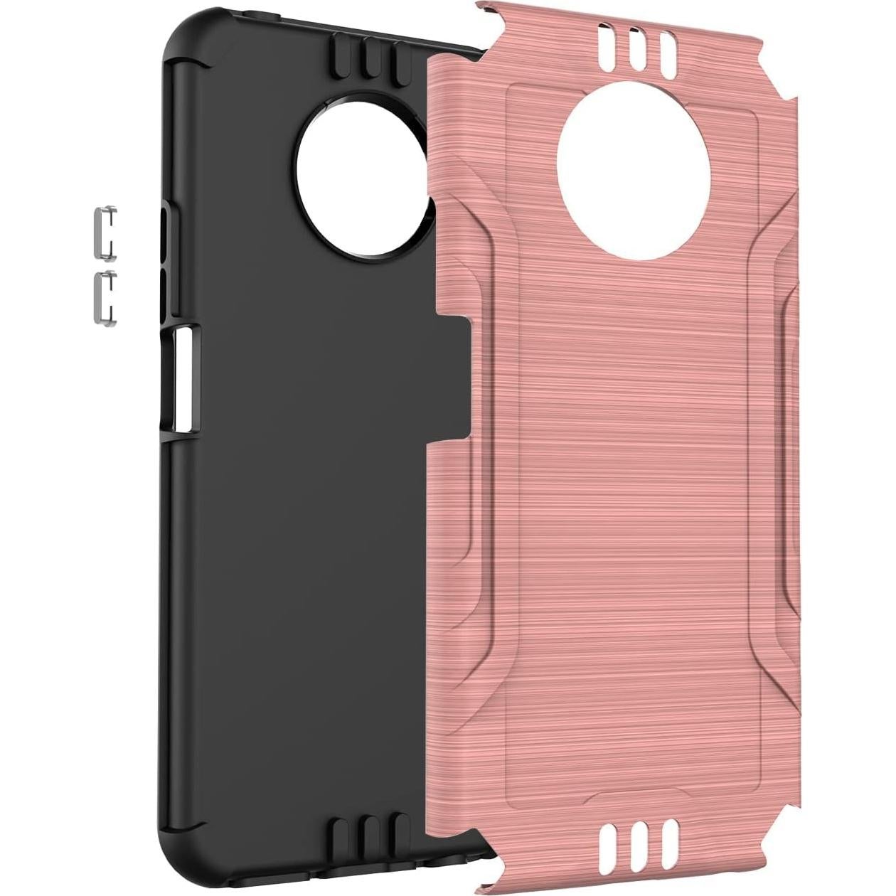 Funda HRWireless para Nokia G300 5G - Oro Rosa, 6.5"