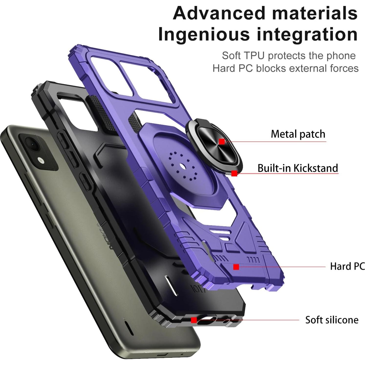 Funda Protectora Ailiber para Nokia C110 Grado Militar 6.3"