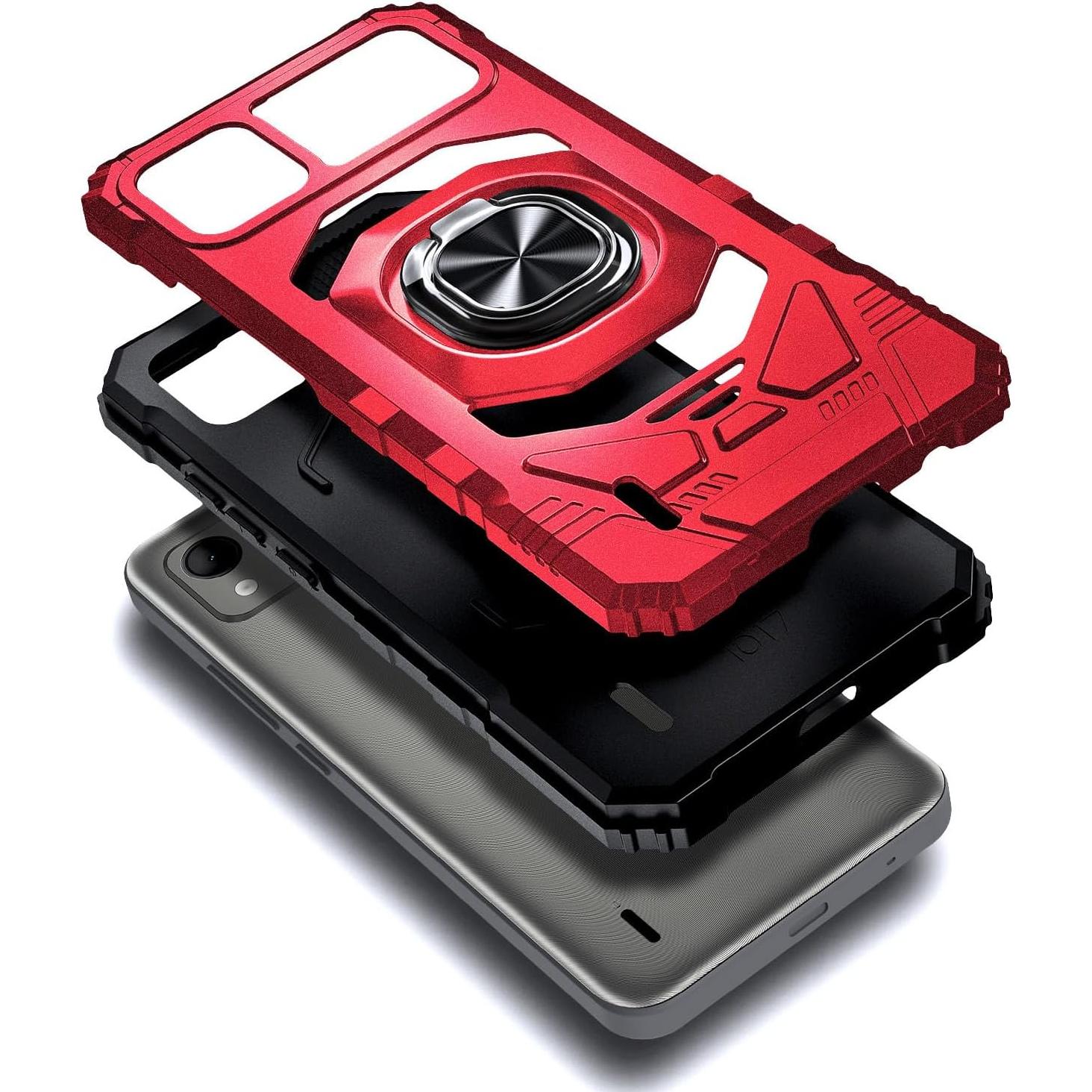 Funda NZND para Nokia C110 con Protector de Pantalla Templado