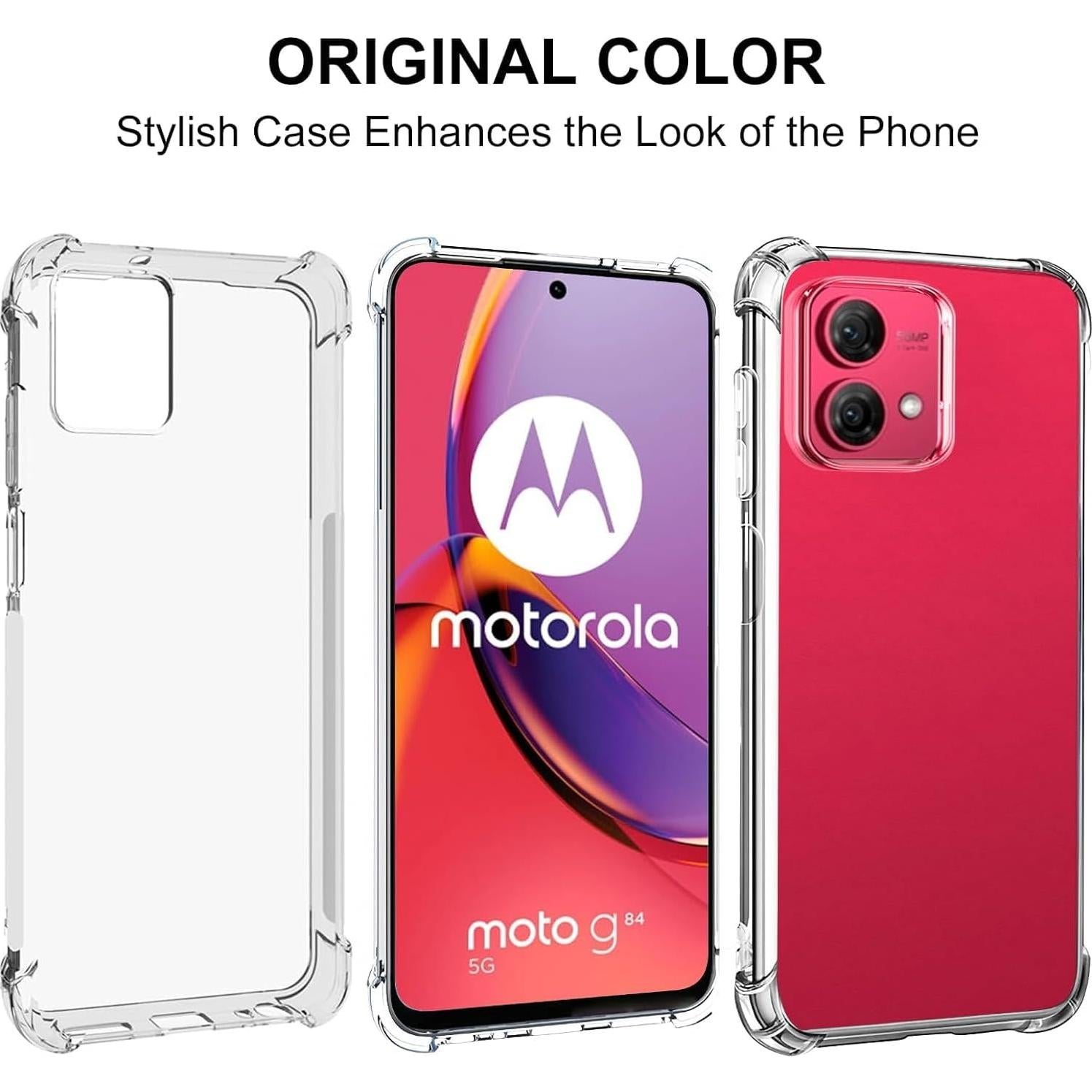Funda TPU Transparente USTIYA para Motorola Moto G84