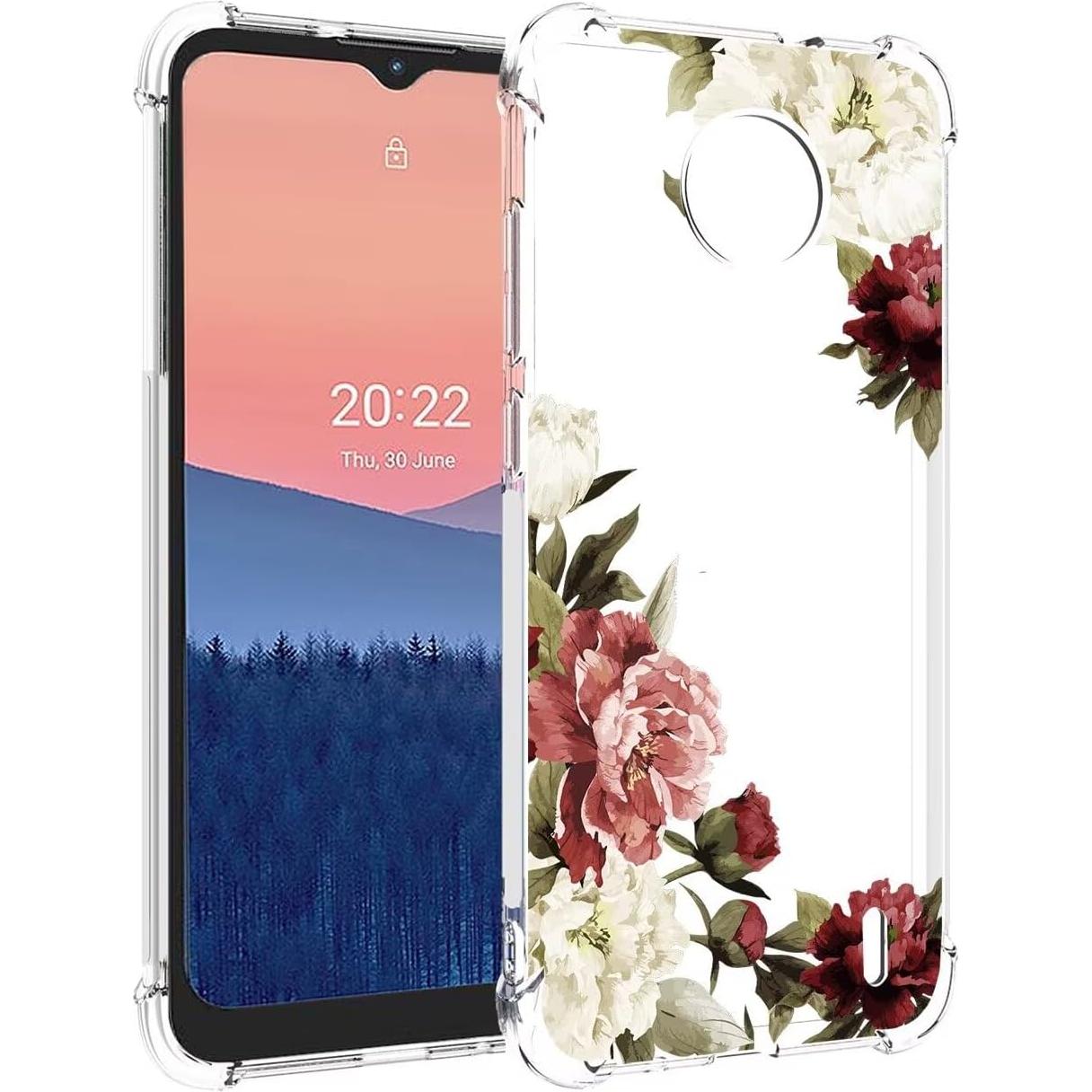 Funda TPU Floral para Nokia C21/C20/C10 - Protección Premium