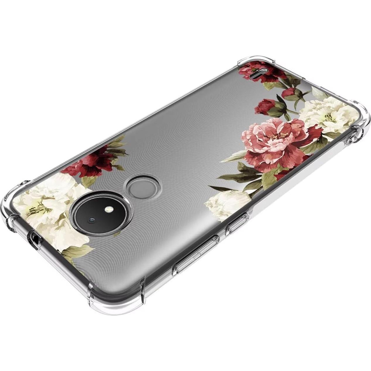 Funda TPU Floral para Nokia C21/C20/C10 - Protección Premium