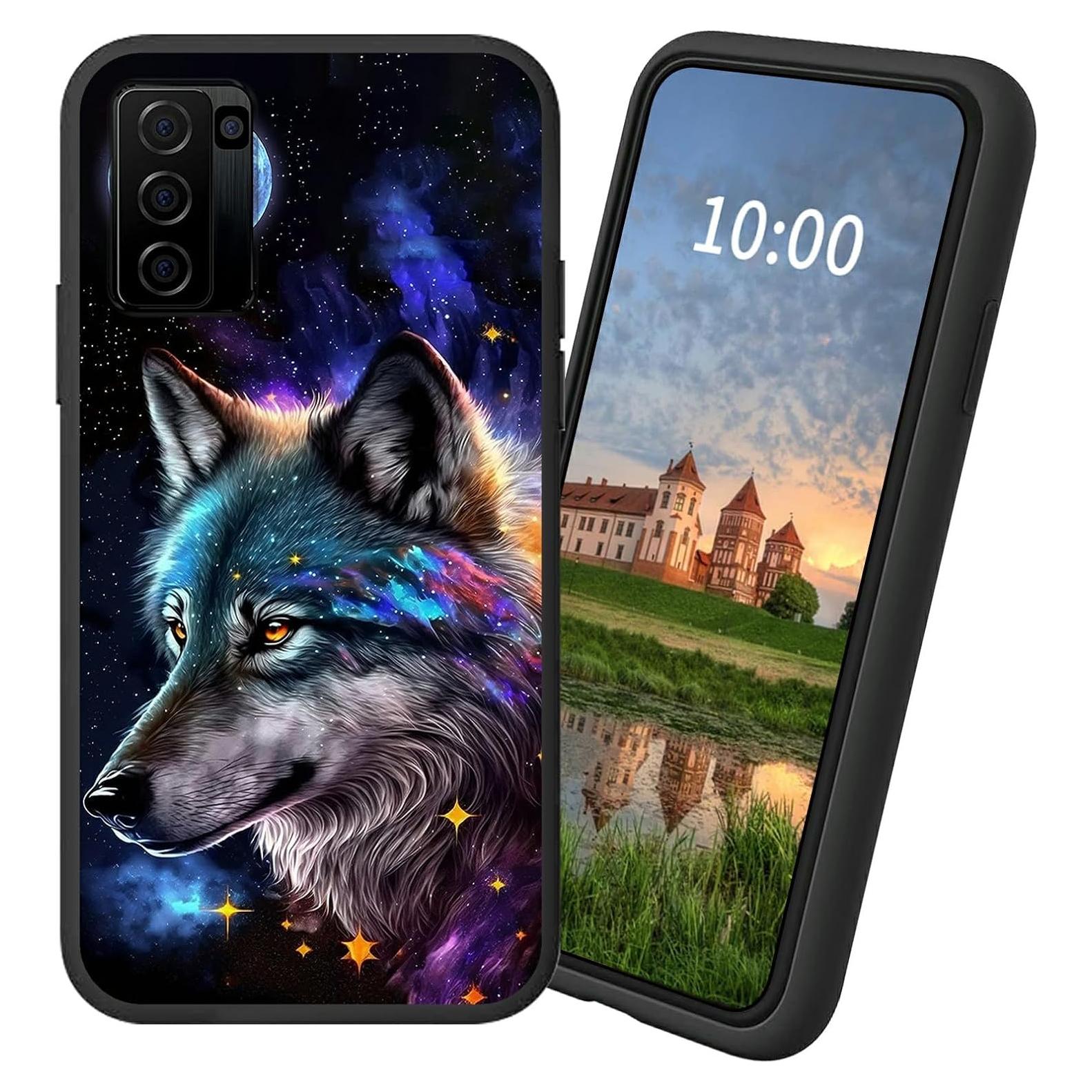 Funda TPU Suave Dikoer para Nokia C300 6.52" Lobo Lunar