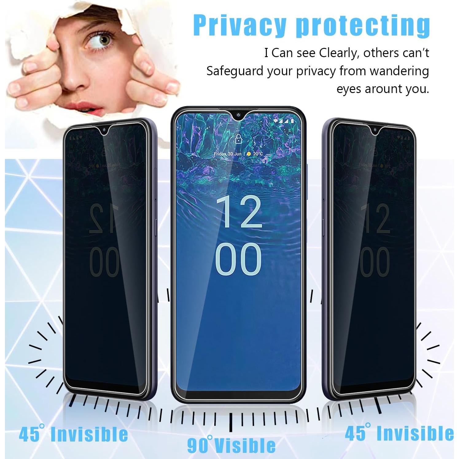 Protector de Pantalla Privado Anbzsign para Nokia G310/G42 9H