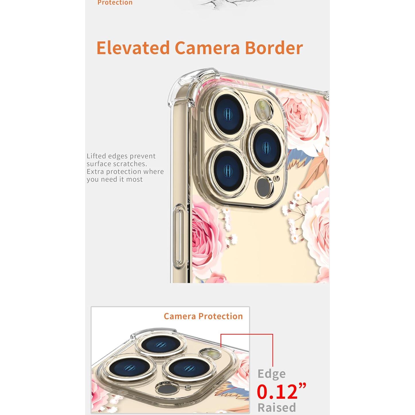 Funda TPU Floral Rosa para Nokia C21 Plus - Protección Antigolpes