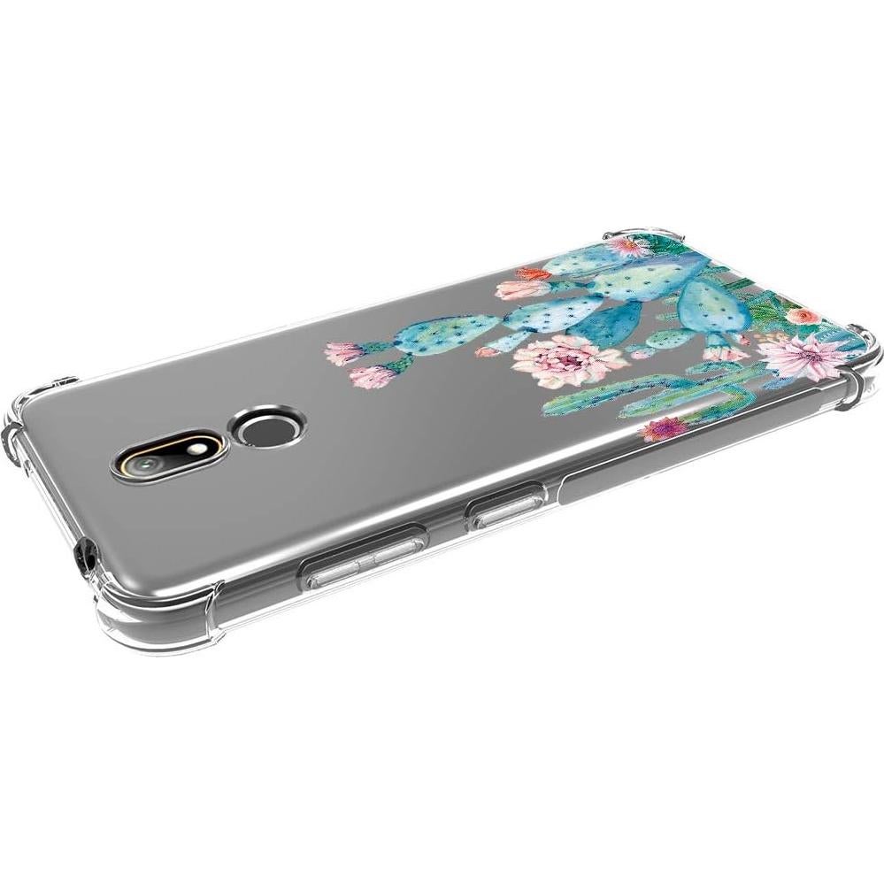Funda TPU Transparente para Nokia 3.2 / 3V - Cactus
