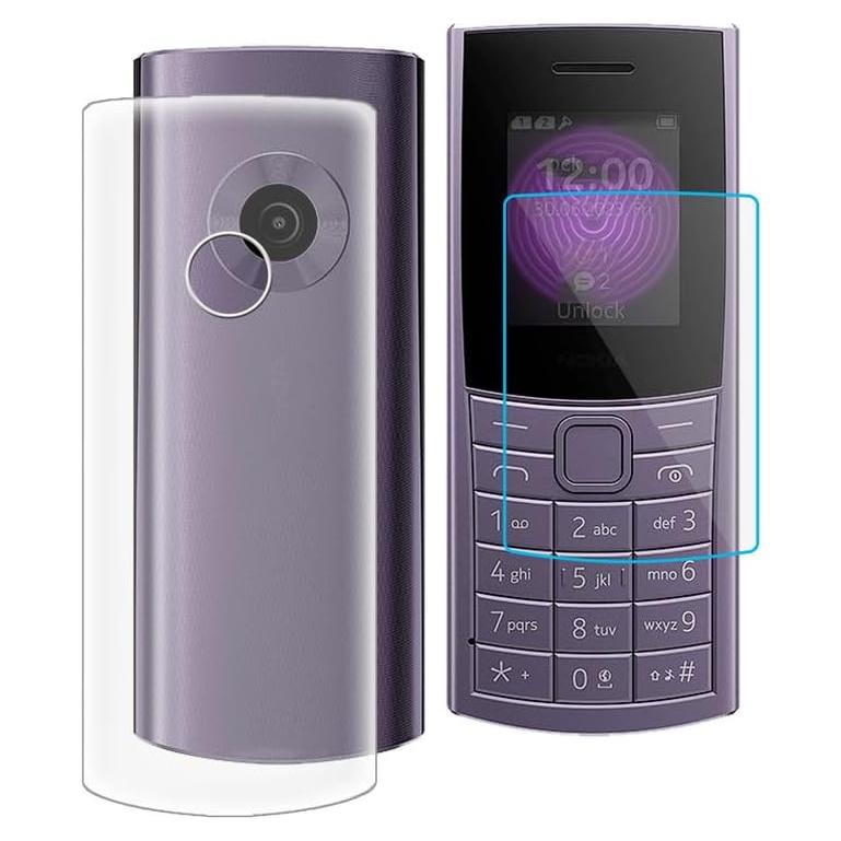 Funda de Silicona KJYFOANI para Nokia 110 4G 2023 + Protector